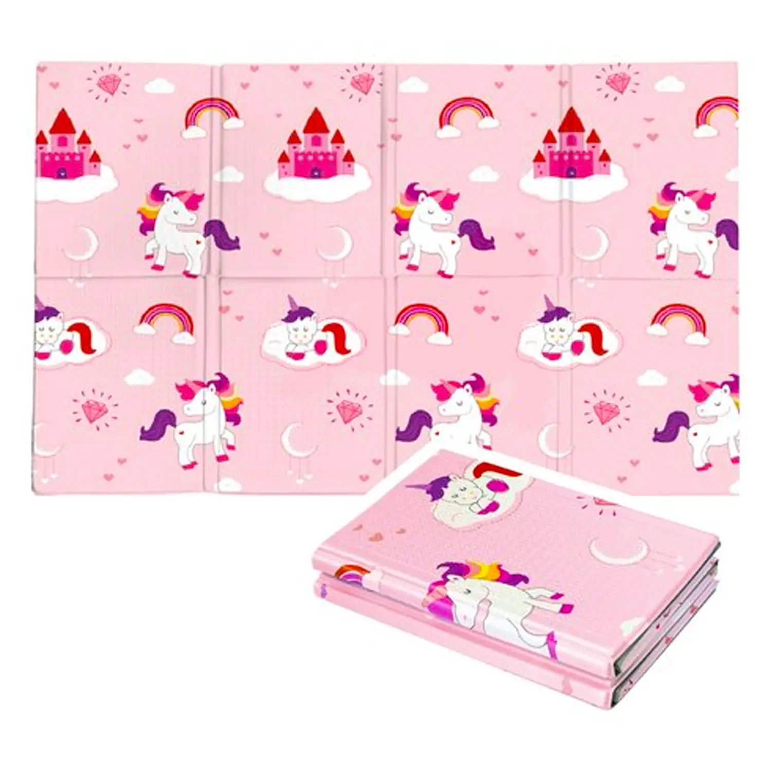 Tappetone Pieghevole Misura Medium - Unicorn - Tappeti per il gioco