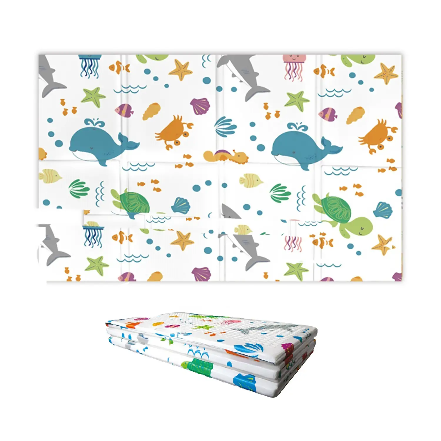 Tappeto Pieghevole Large Oceano - Cm 200x150 - Tappeti per il gioco