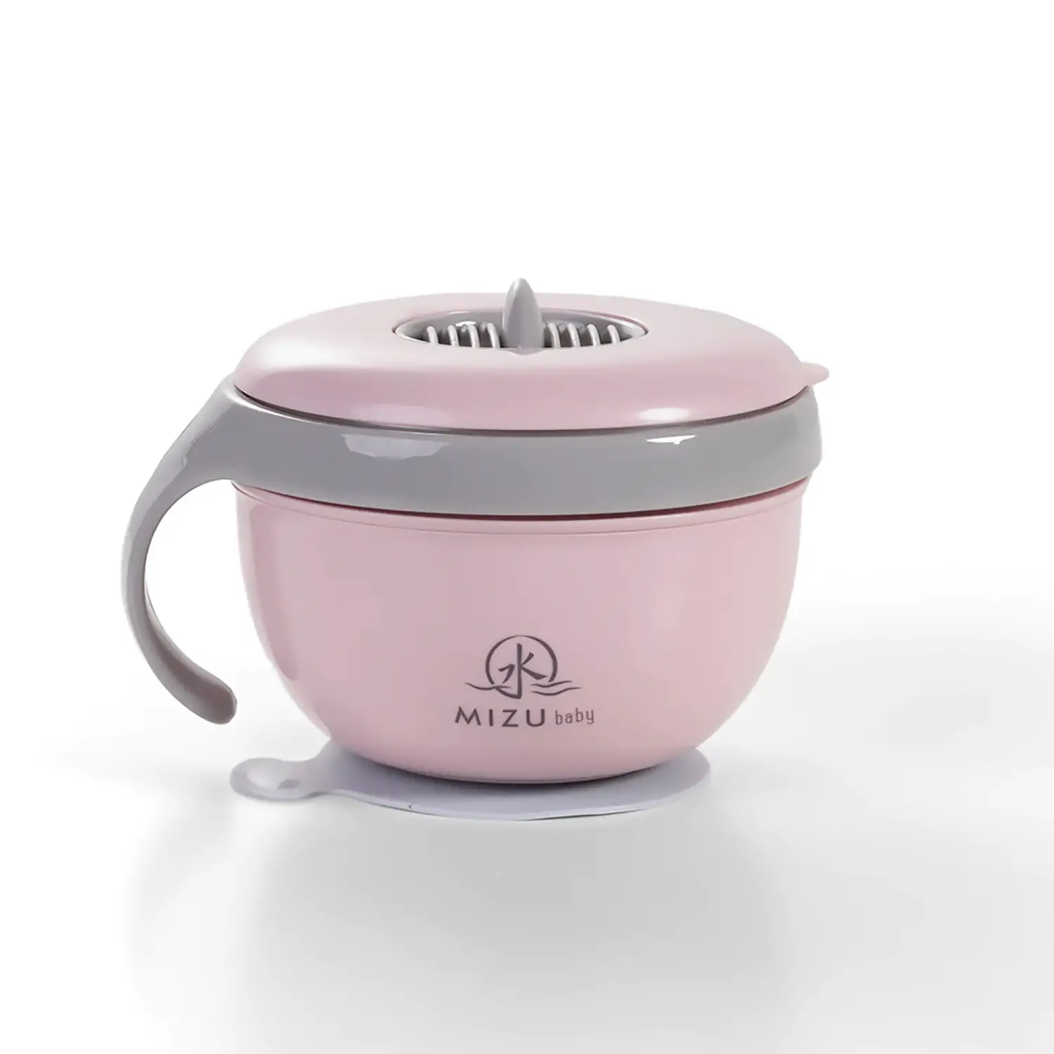 Mizu Baby Piatto Pappa Caldo Rosa Grigio Taiki - varie