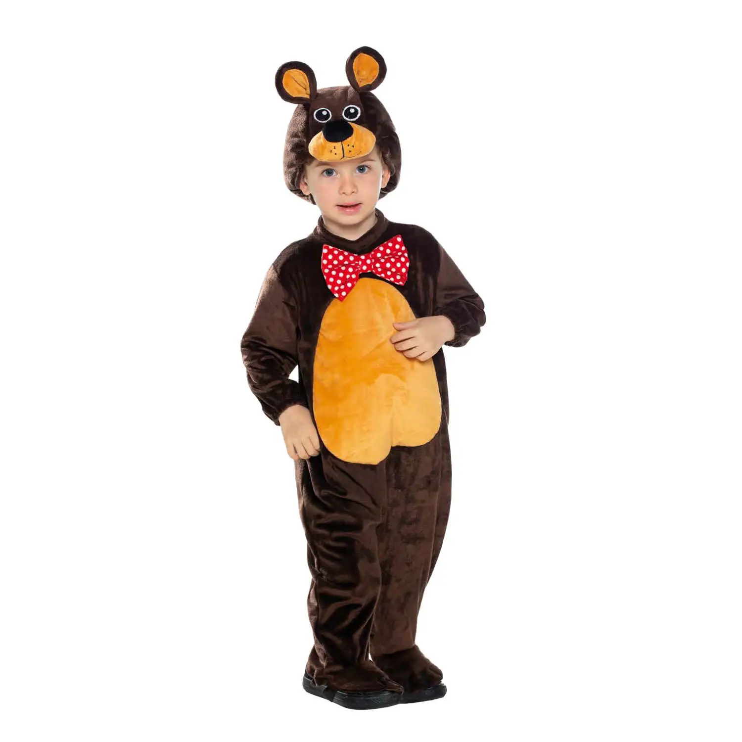 Costume Orso Bruno Baby - Taglia 6/12 Mesi - abiti bambino e bambina