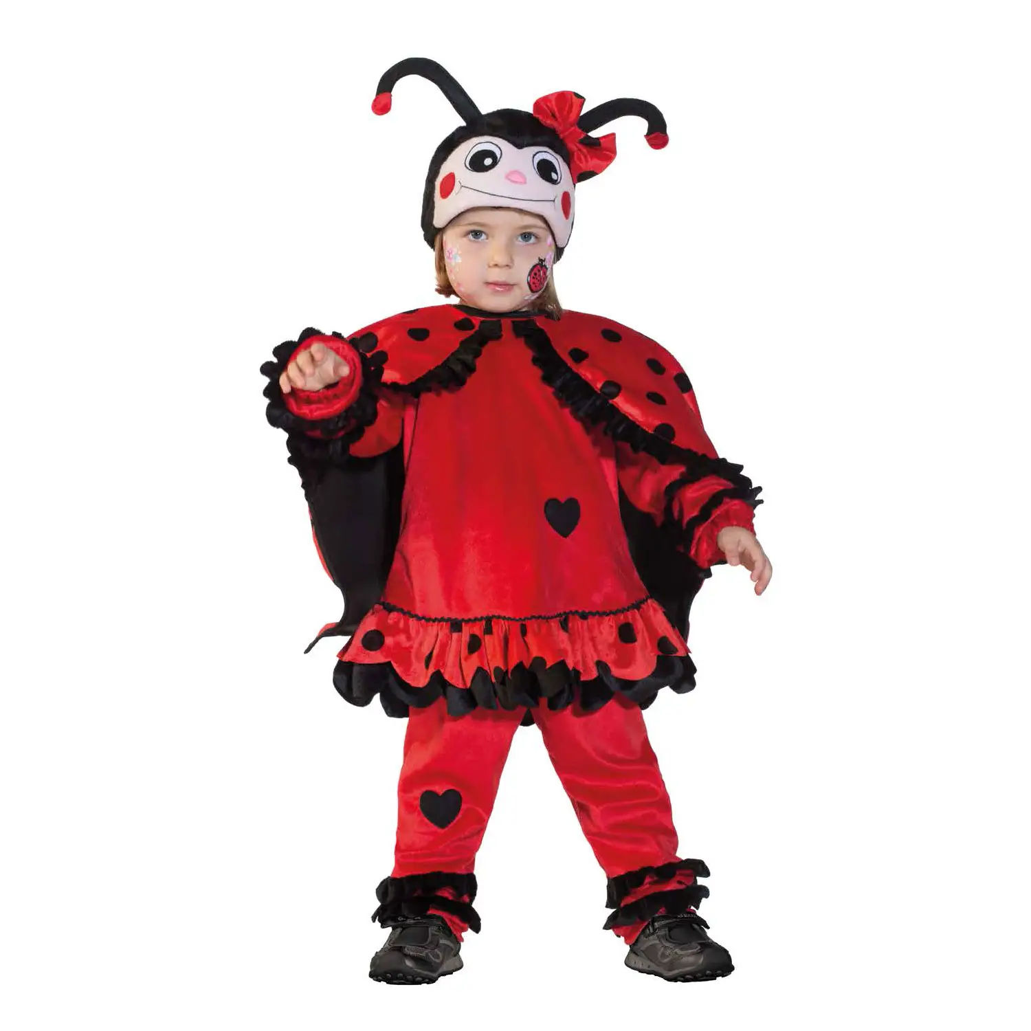 Costume Coccinella Baby - Taglia 1/2 Anni - abiti bambino e bambina