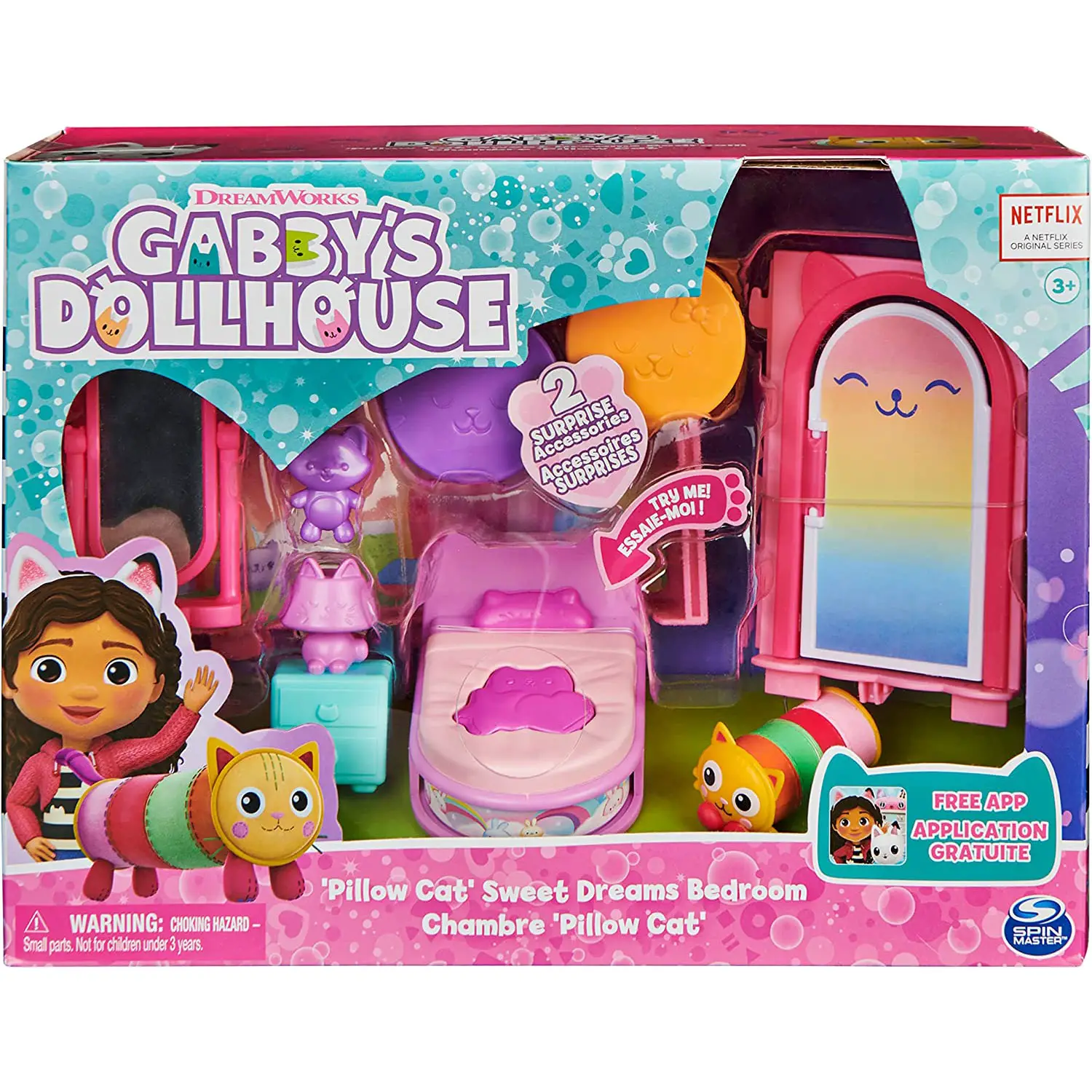 Gabby's Dollhouse – Le Stanze della Casa: Camera da Letto - collezionabili bambina