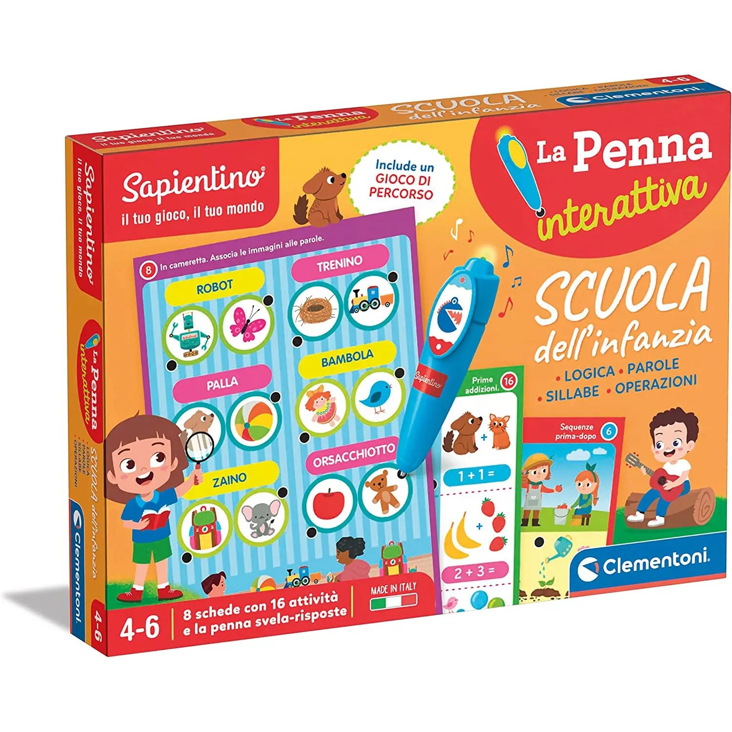 Sapientino Scuola Dell'infanzia Parole, Logica e Prime Operazioni - sapientino