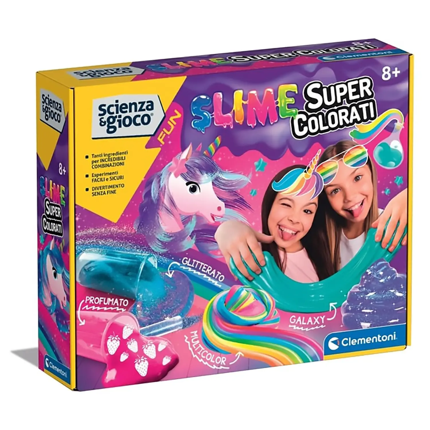 Scienza & Gioco Slime Super Colorati, Laboratorio Esperimenti - giochi scientifici