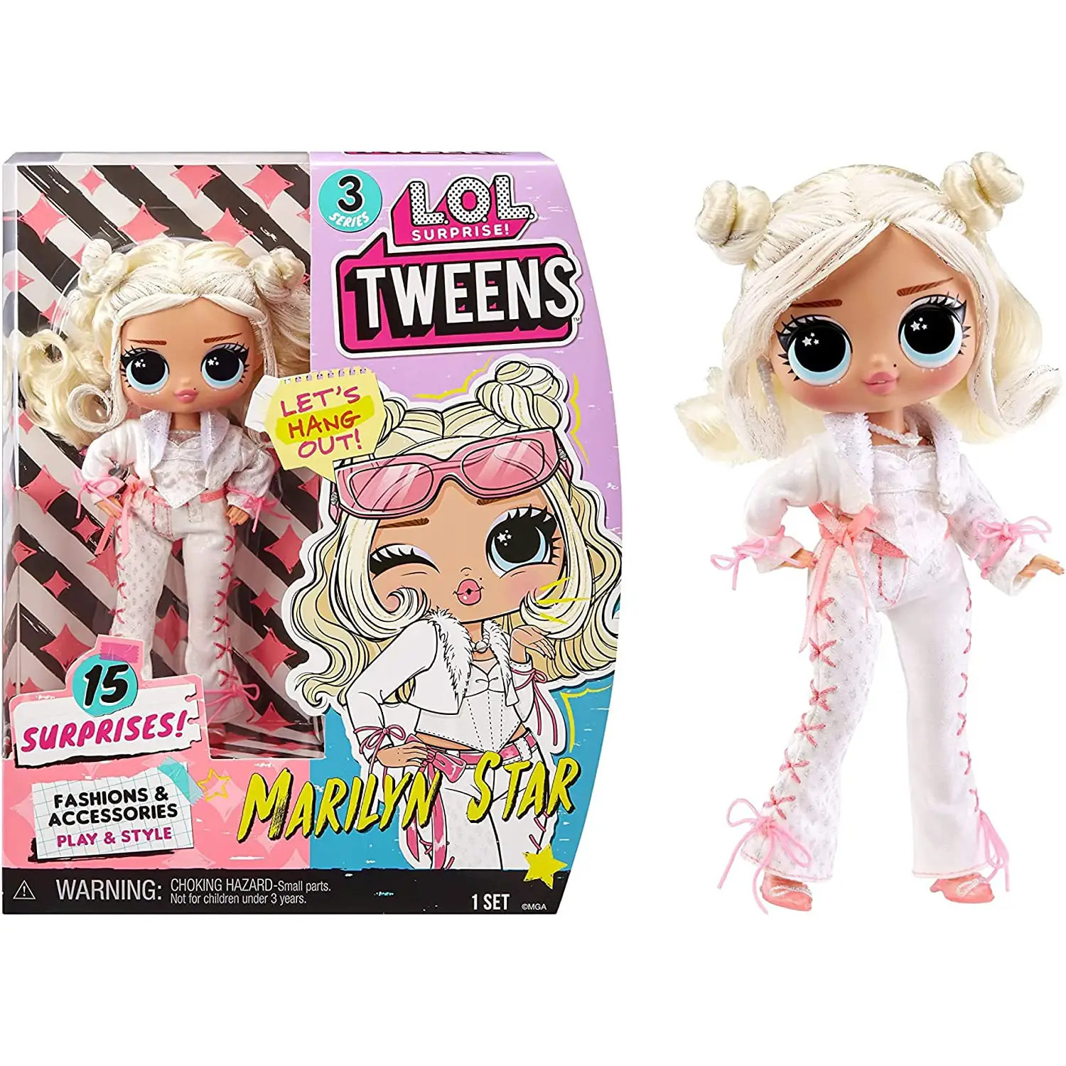 Lol Surprise Tweens S3-Marilyn Star - collezionabili bambina
