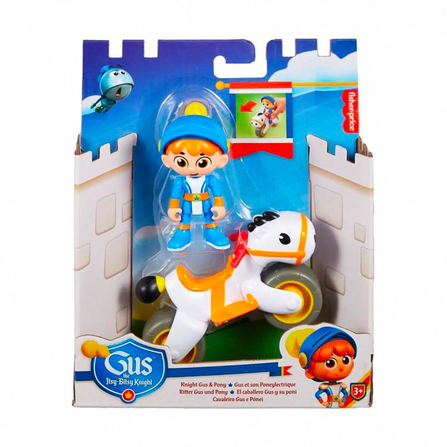 Gus Mini Maxi Cavaliere Base HGK24 - Personaggio e Pony - action figures ed accessori