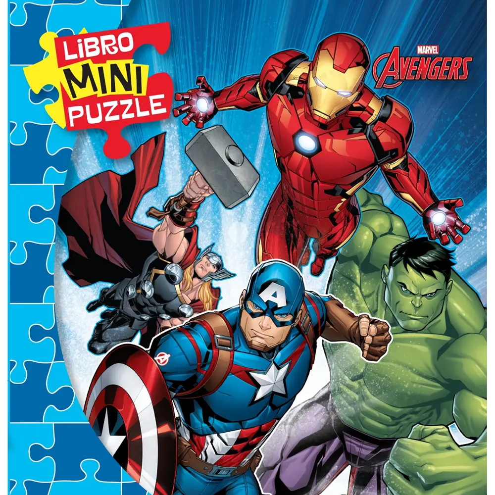 Libro Mini Puzzle Avengers Libro Mini Puzzle - Prima biblioteca