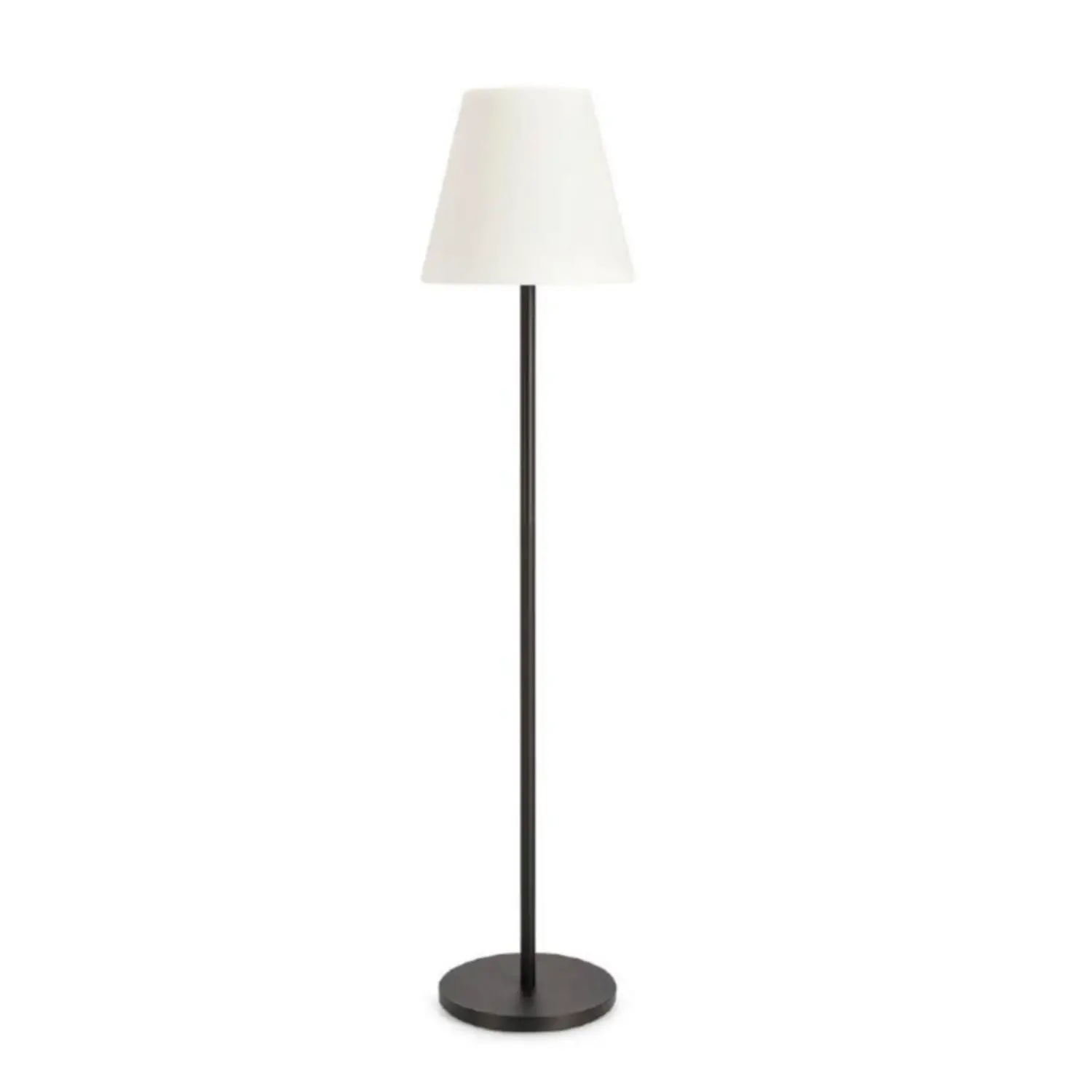 Piantana Solar Led Speaker Bianca Base Nera H150 Bizzotto 0827487 - set e salotti