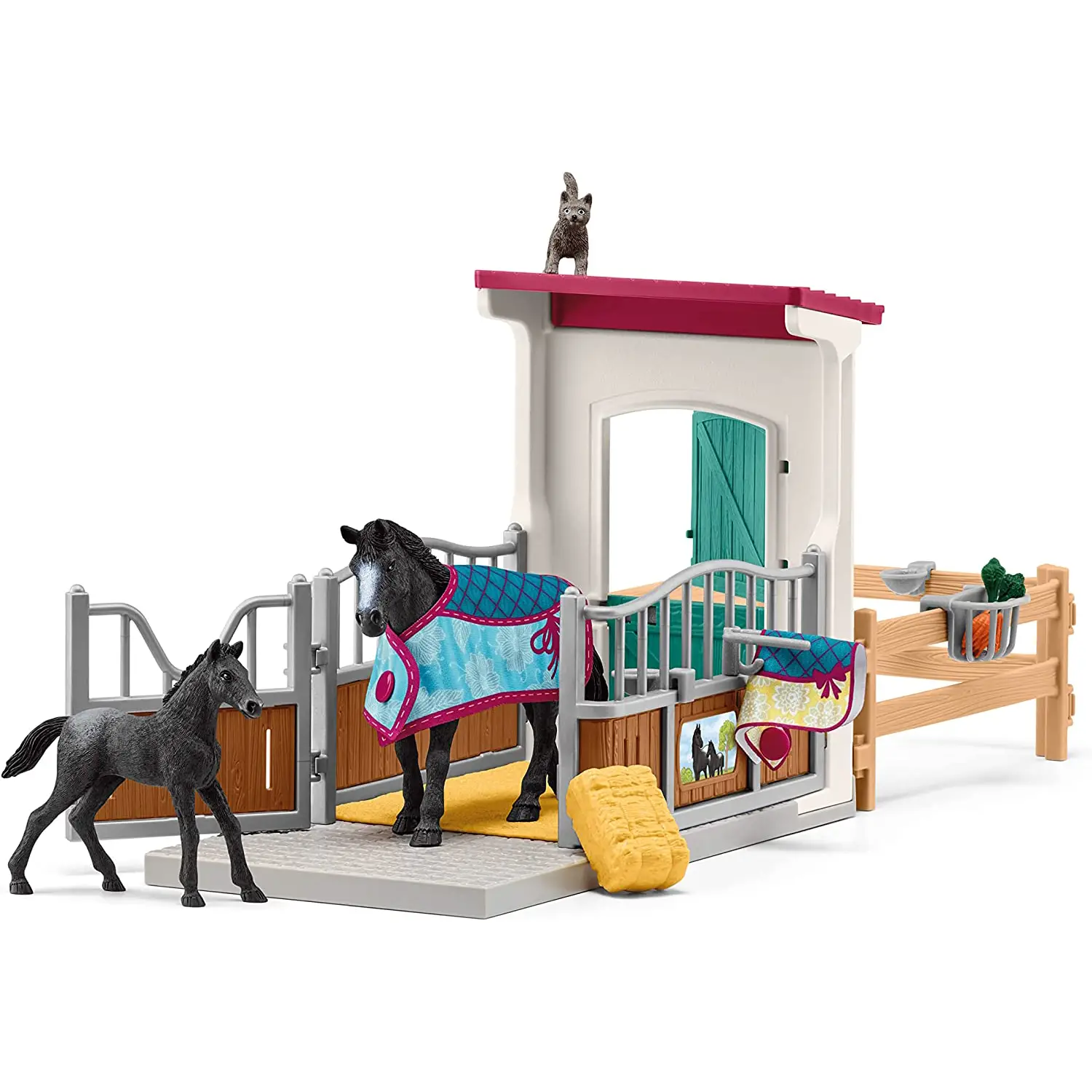 Schleich Box Con Giumenta E Puledro - Animali