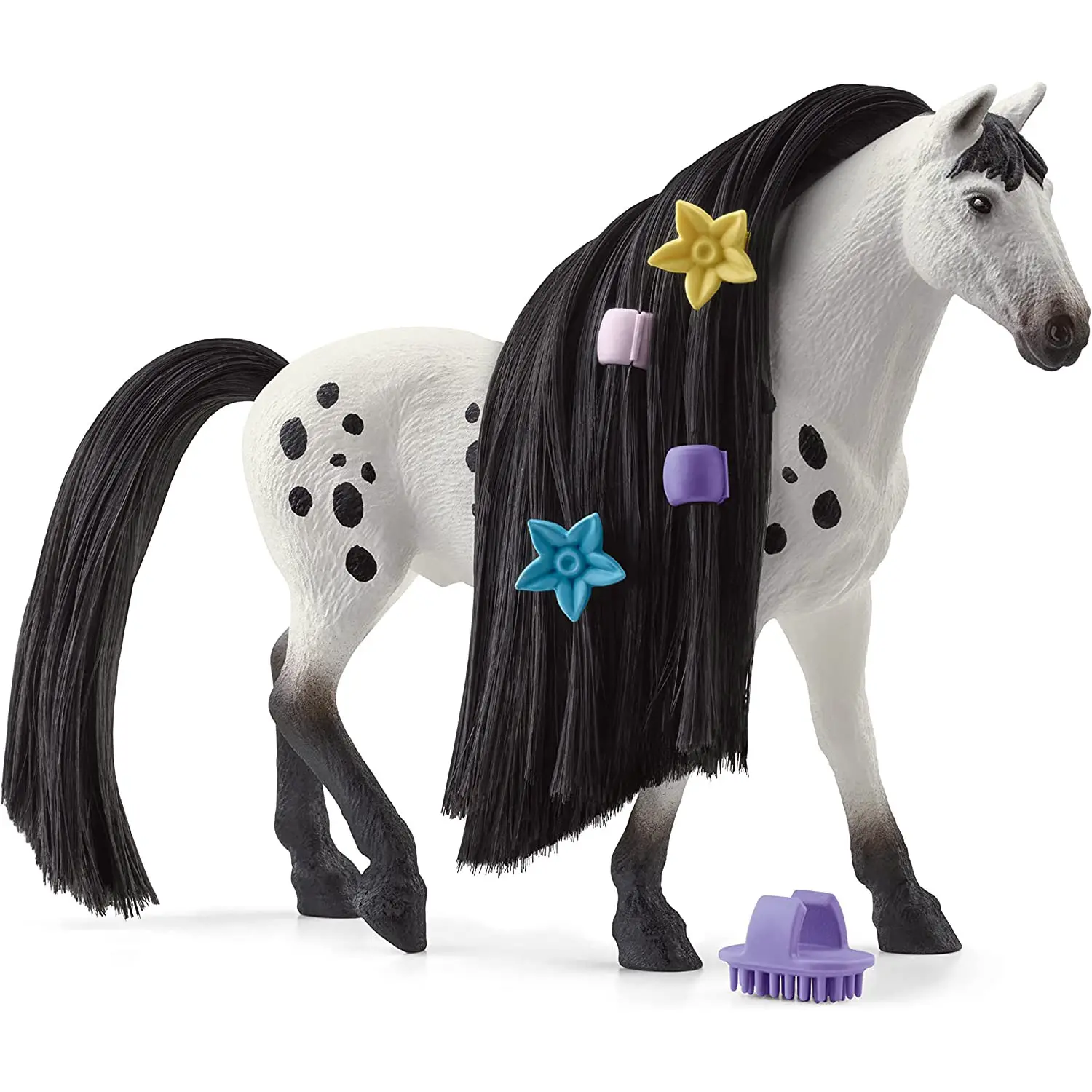 SCHLEICH STALLONE KNABSTRUPPER BEAUTY HORSE - Animali