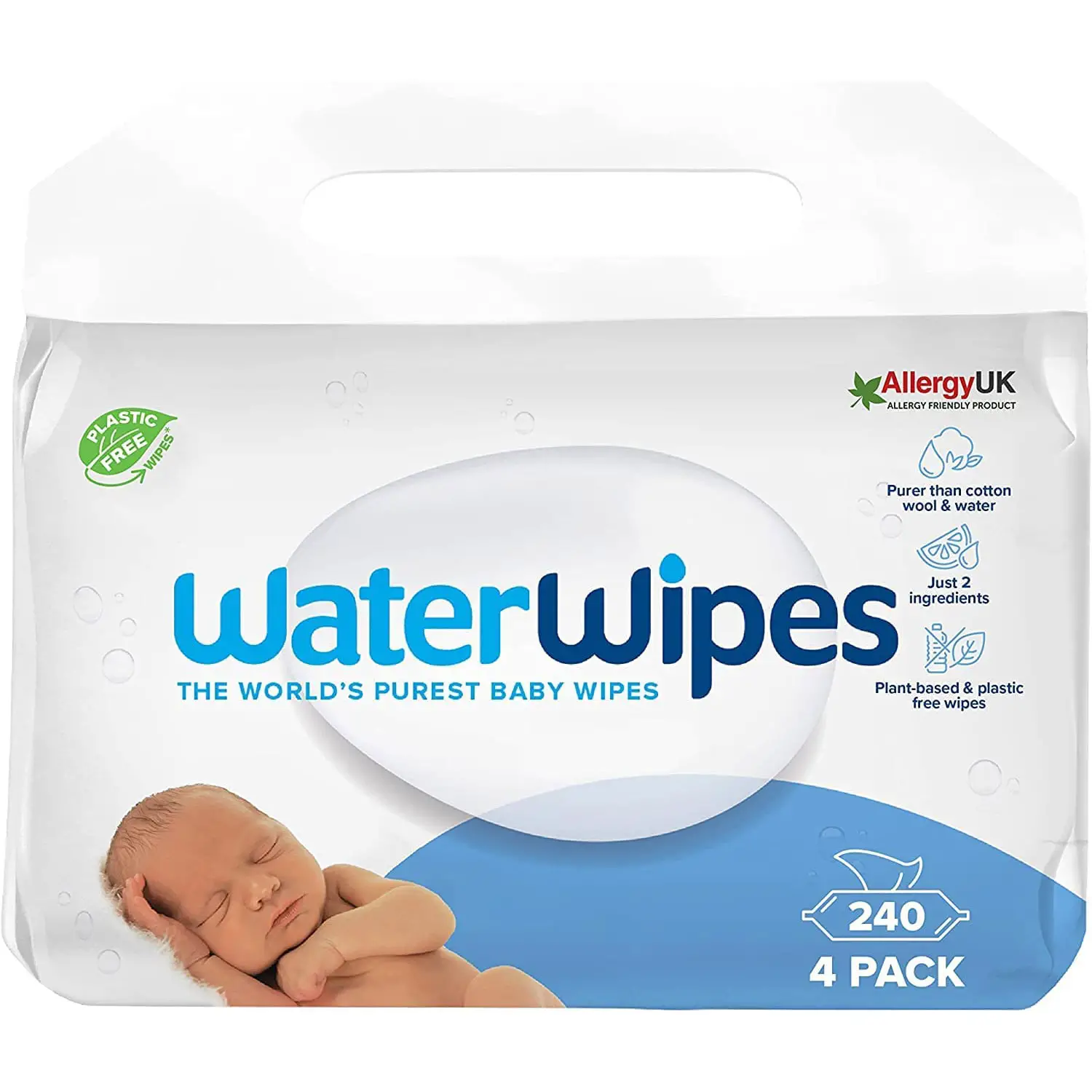 Waterwipes Bio Salviettine 4x60 - pannolini e salviettine