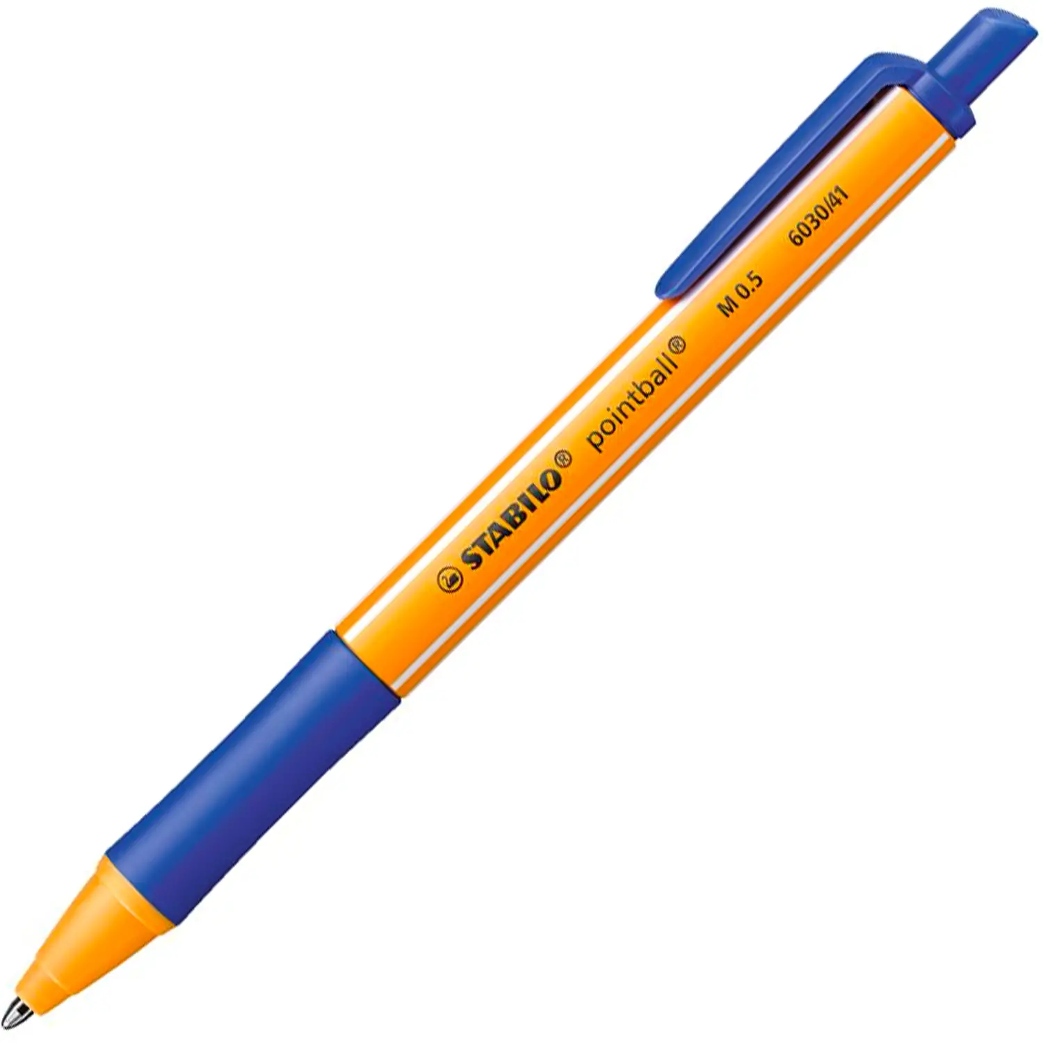 Penna a Scatto Stabilo Pointball Blu - penne pennarelli ufficio