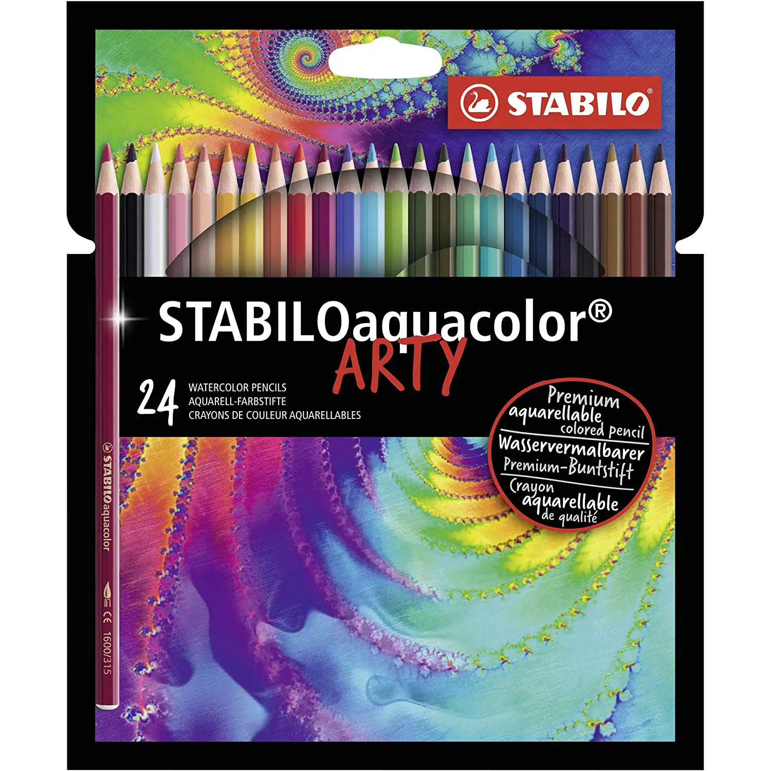 Pastelli Stabilo Aquacolor Arty – 24 Colori - Pastelli