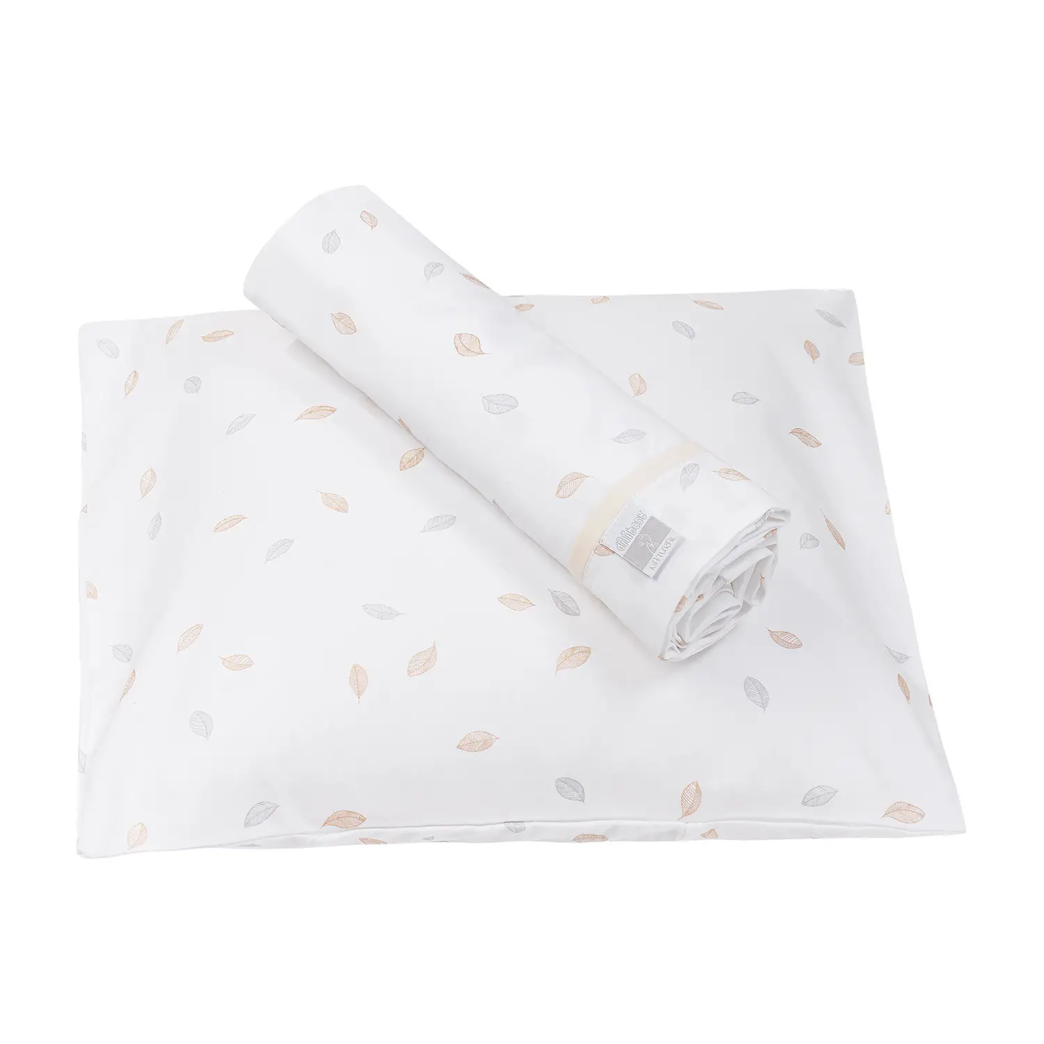 Set Lenzuolo Letto Sopra con Federa Desert Leaves - lenzuolini