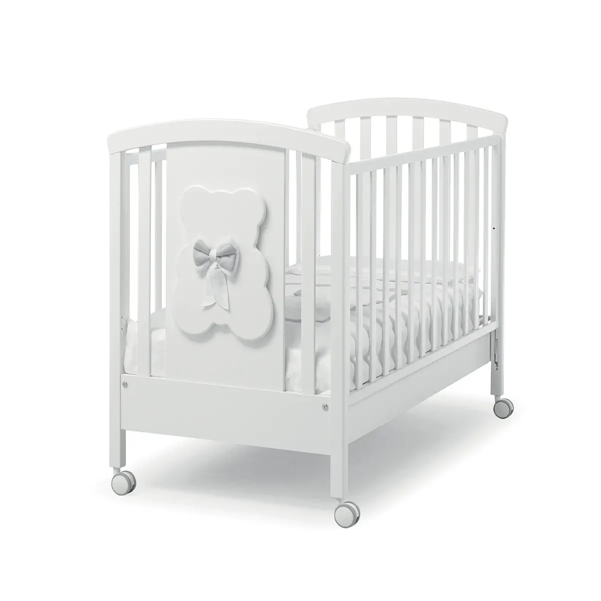 Lettino Dudù Bianco Fiocco Grigio - collezioni
