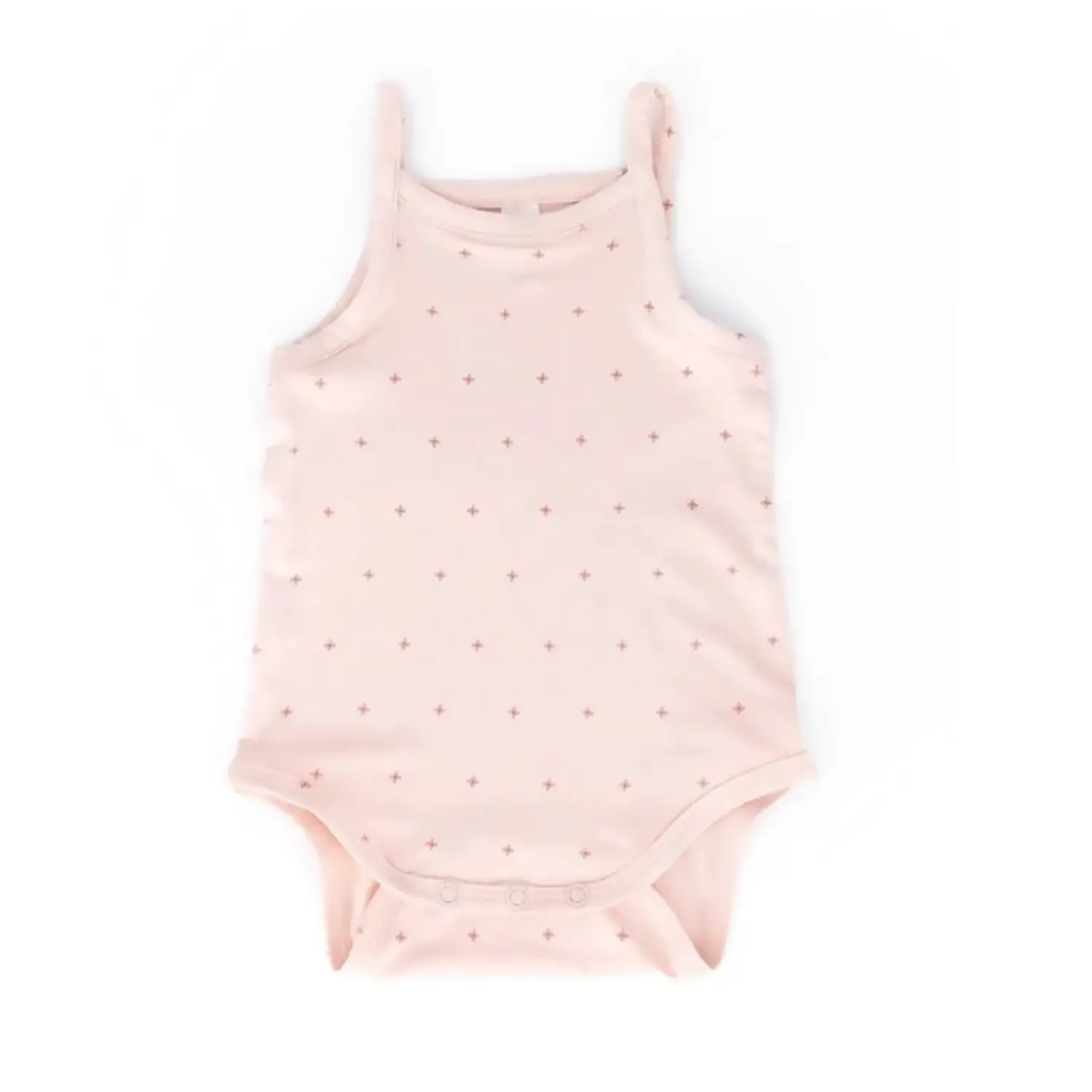 Body Canottiera con Spalline Sottili - Taglia 9-12 Mesi - Rosa Scuro - intimo neonato