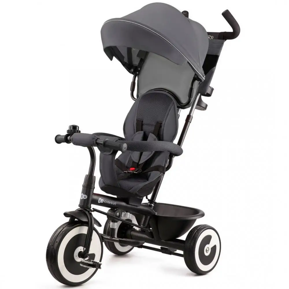 Kinderkraft Triciclo Evolutivo Aston Malachite Grey - Tricicli e primi passi