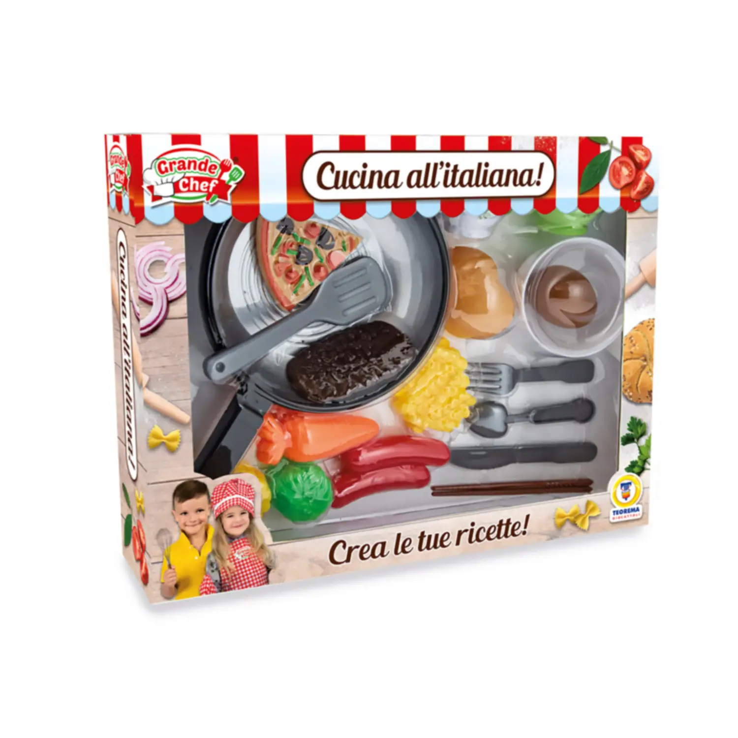 Grande Chef - Pentola Con Accessori Cucina - Cucine e gioco simbolico