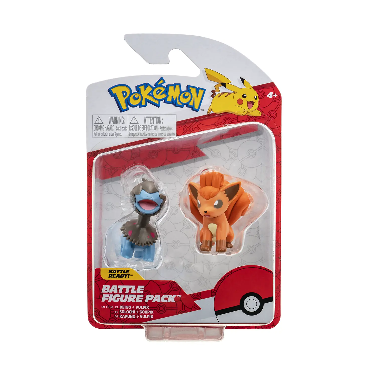 Pokemon Battle Figure Pack: Vulpix & Deino - action figures ed accessori