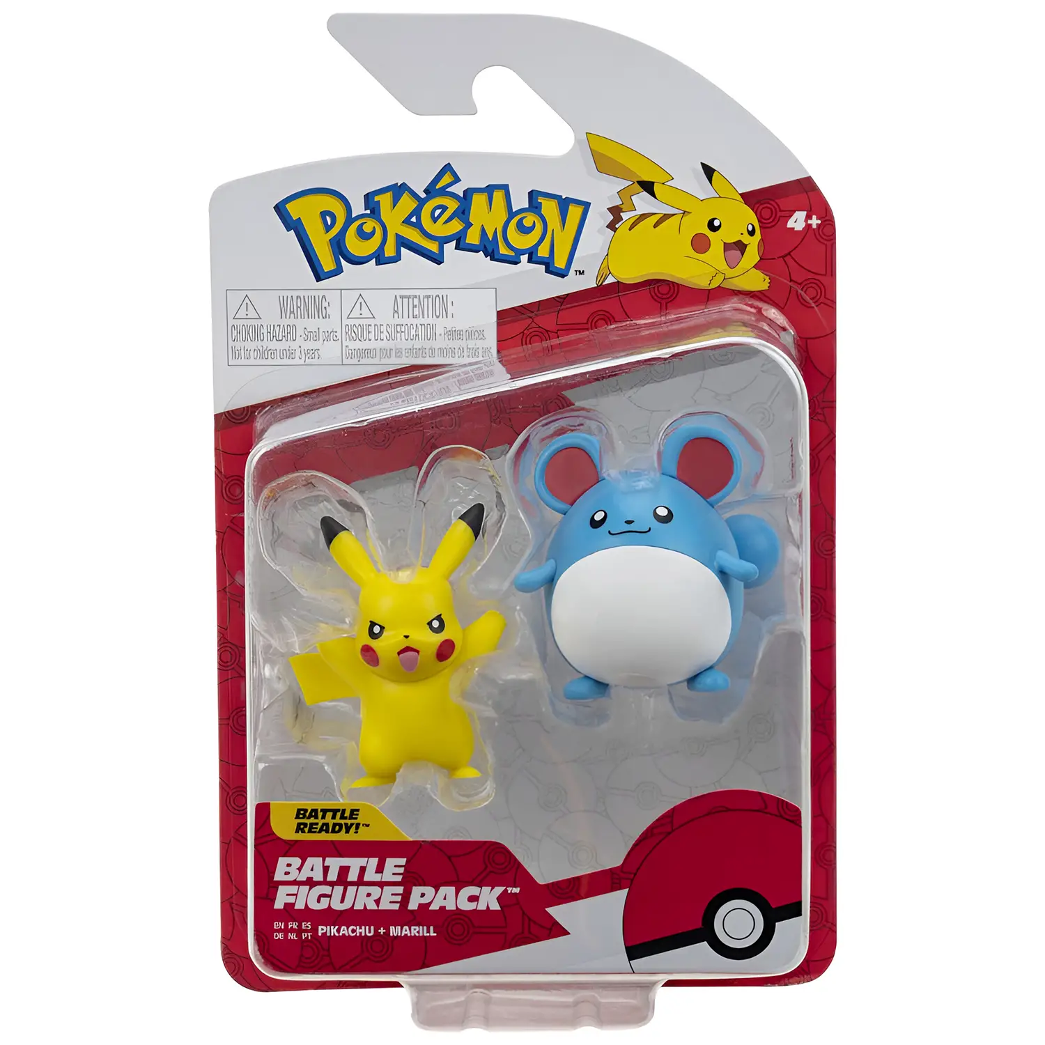 Pokemon Battle Figure Pack: Marill e Pikachu - action figures ed accessori