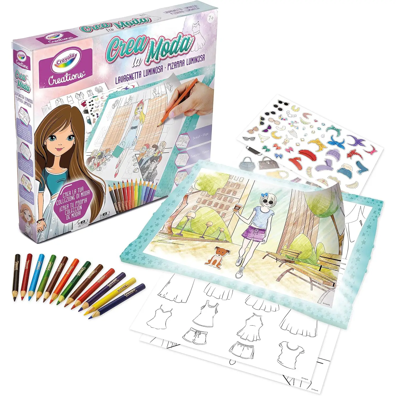 Creations Crea La Moda - Lavagnetta Luminosa - creatività