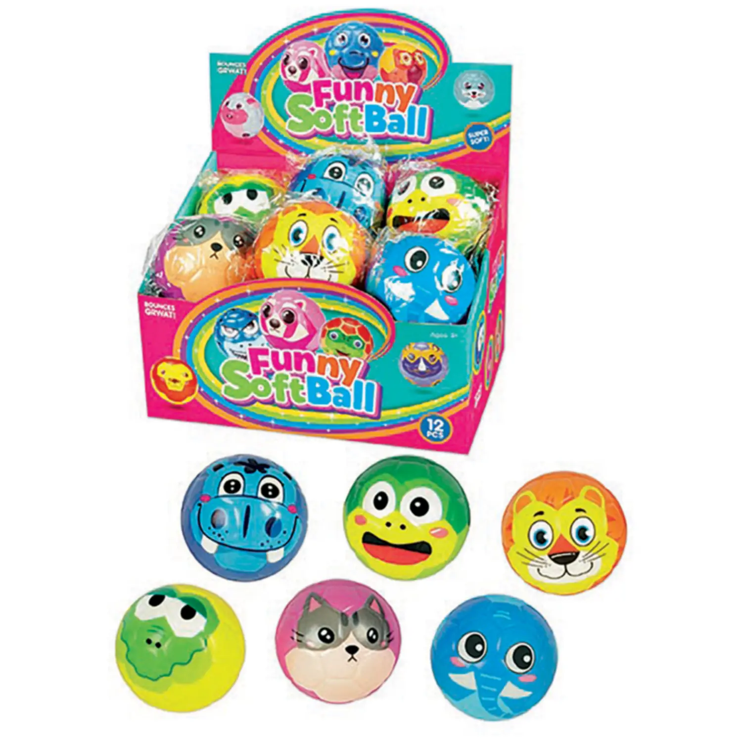 Pallina 10 Cm Cartoon - Palle e palloni