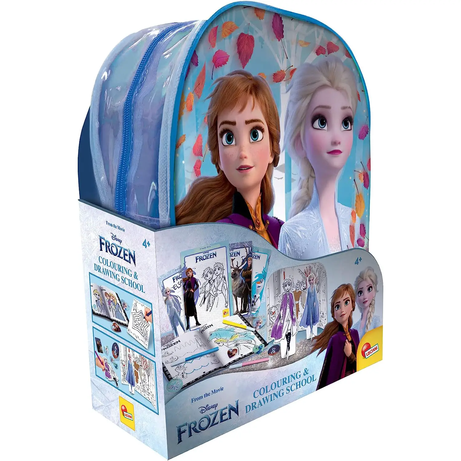 Lisciani Frozen Zainetto Coloring And Drawing School - creatività