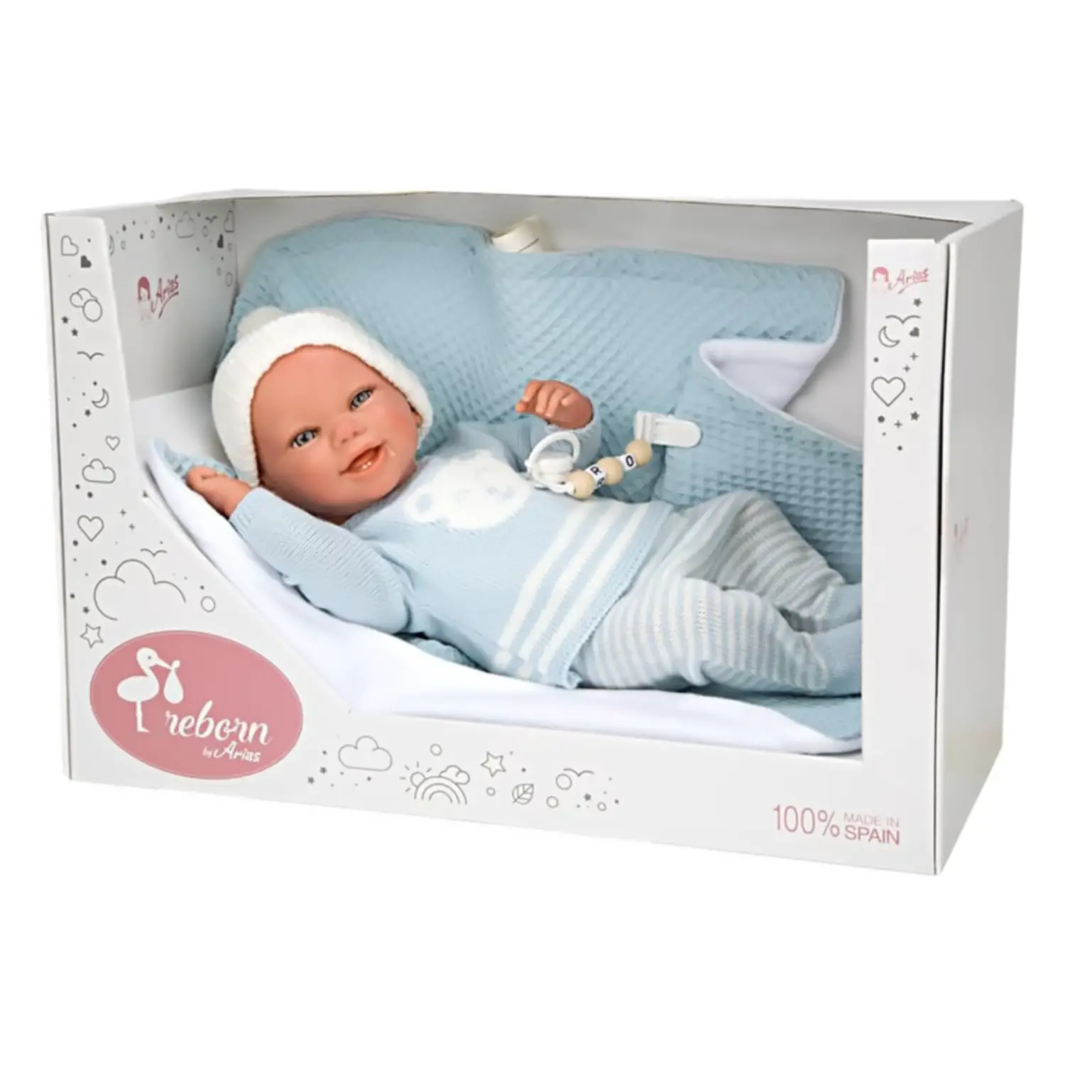 Bambola Arias Reborn 40 cm Paolo 98148GP - Bambole e accessori