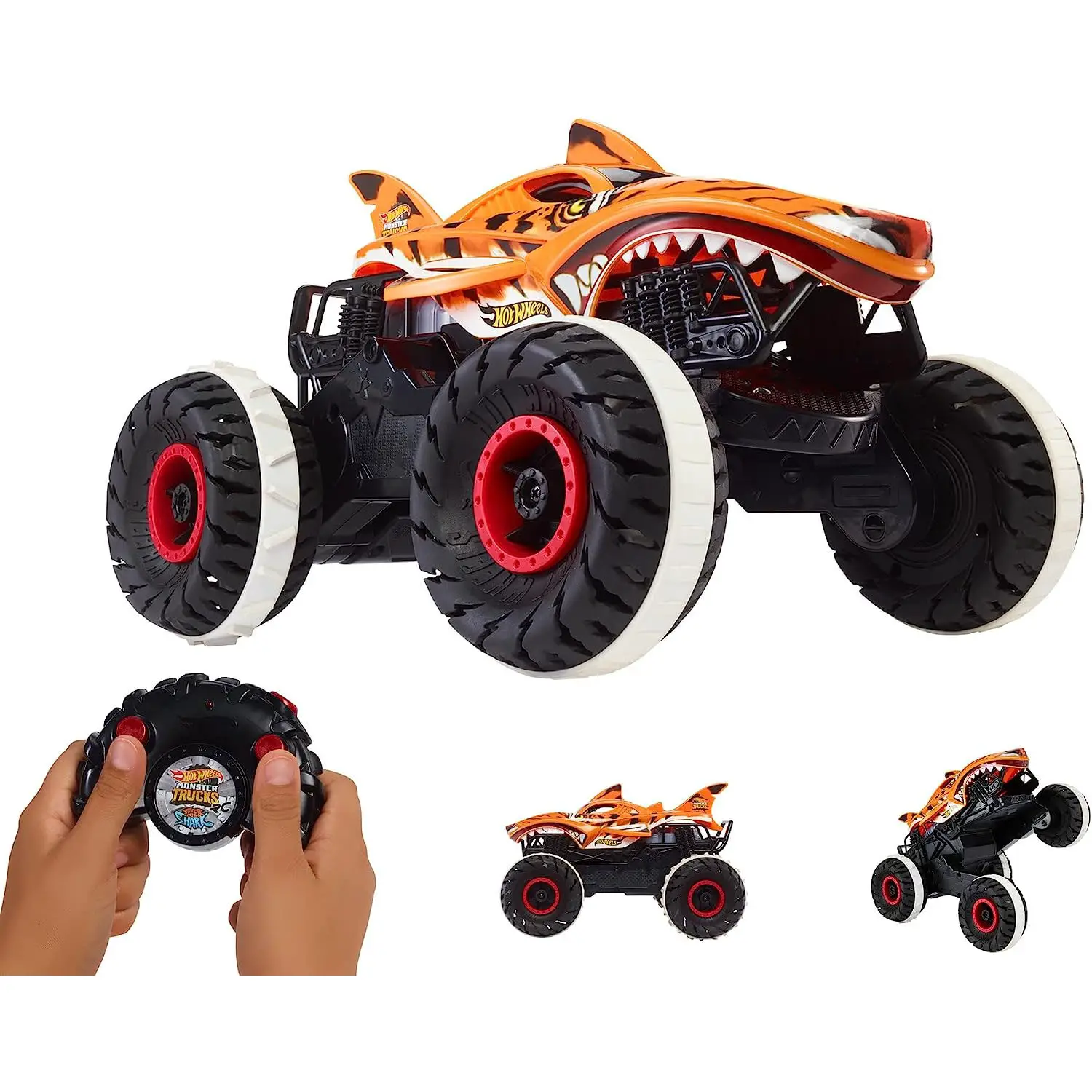 Hot Wheels Monster Trucks Radiocomando 1:15 Inarrestabile Tiger Shark - radiocomandi