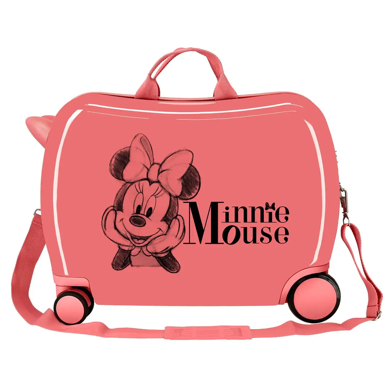 Minnie In Love Trolley Cavalcabile ABS 4 Ruote - valige e borse da viaggio