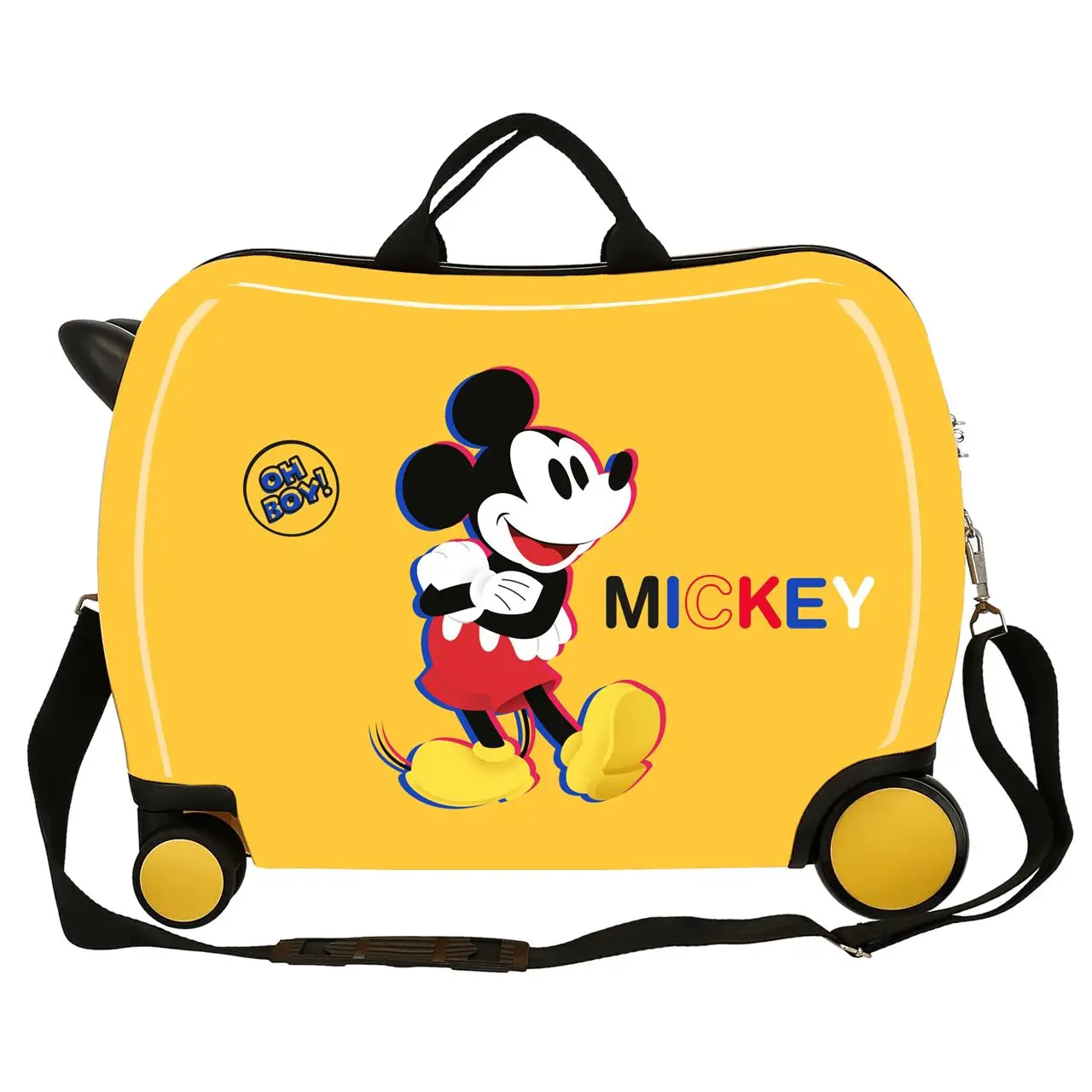 Mickey 3D Trolley Cavalcabile ABS 4 Ruote - valige e borse da viaggio