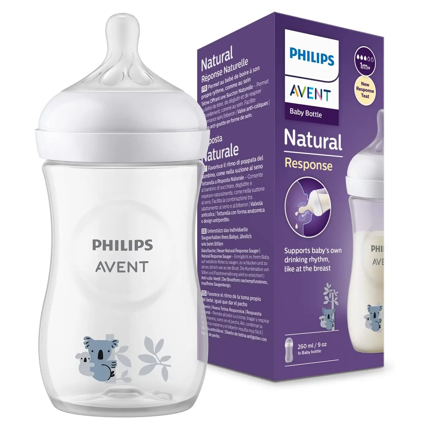 Biberon Natural 3.0 260 ml Koala - biberon e accessori