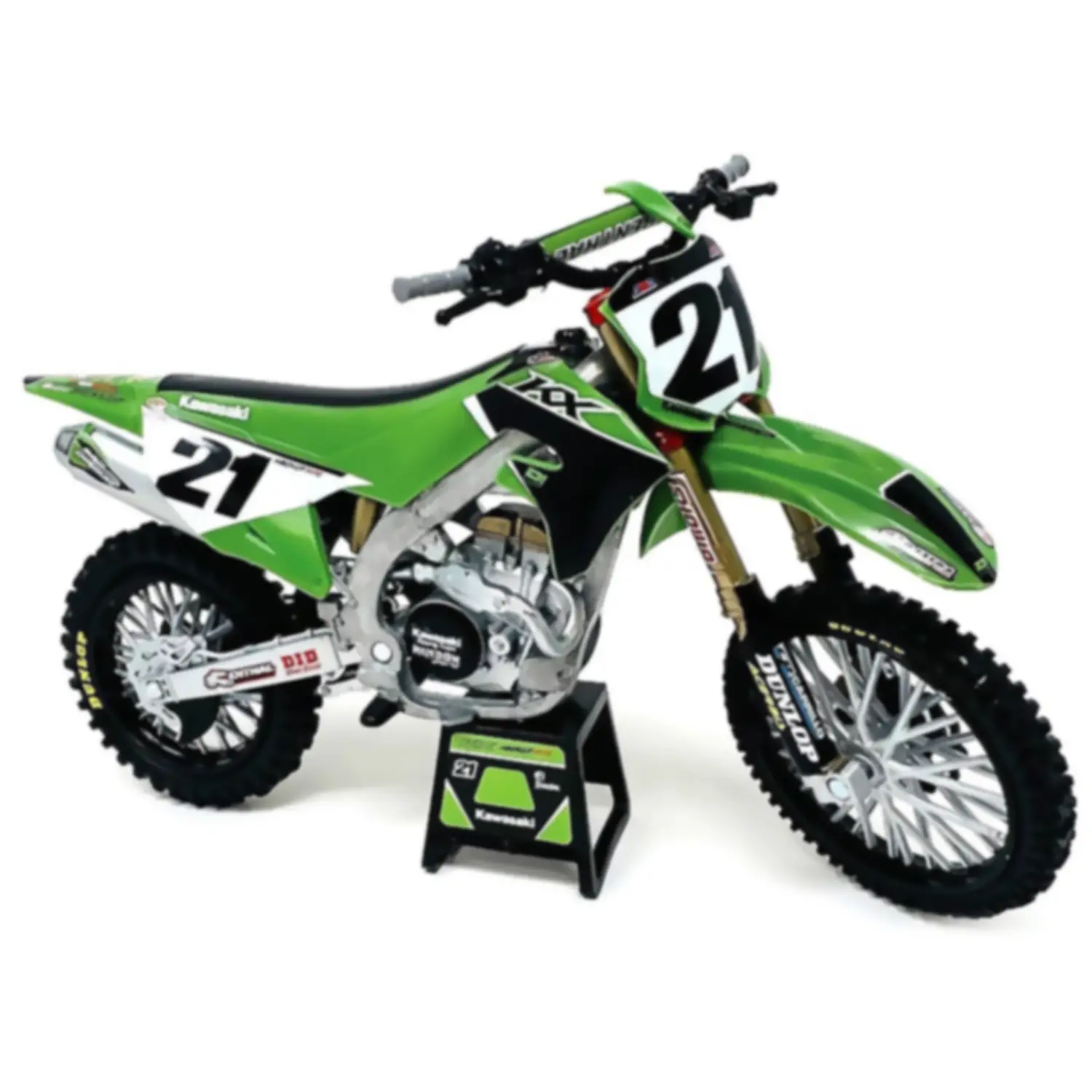 Kawasaki KX450SR Dirt Bike #21 Jason Anderson – Scala 1:6 - radiocomandi