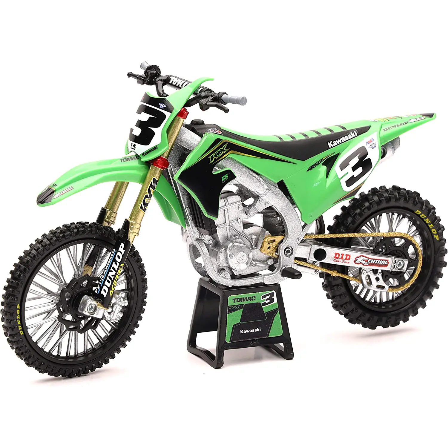 Kawasaki Race Team Kx450 2019 Scala 1:12 - radiocomandi