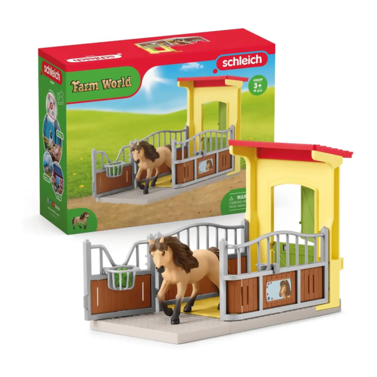 Schleich Pony Box con Stallone Islandese - Animali
