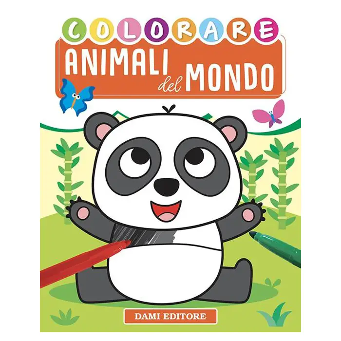 Dami Colora - Animali del Mondo - Prima biblioteca