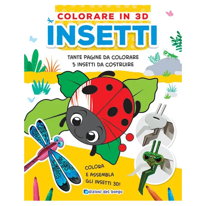 Colorare in 3d - Colorare in 3d - Insetti - Prima biblioteca