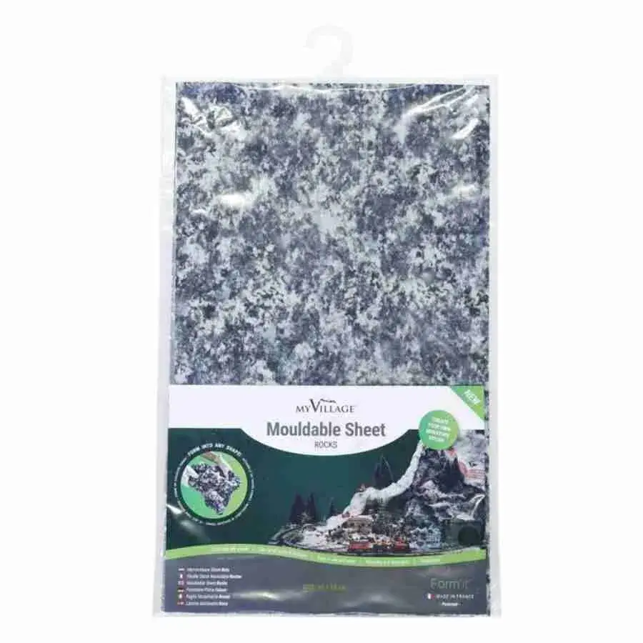 Foglio Modellabile Rocce cm. 60X50, Materiale decorativo per Presepe - scene e villaggi