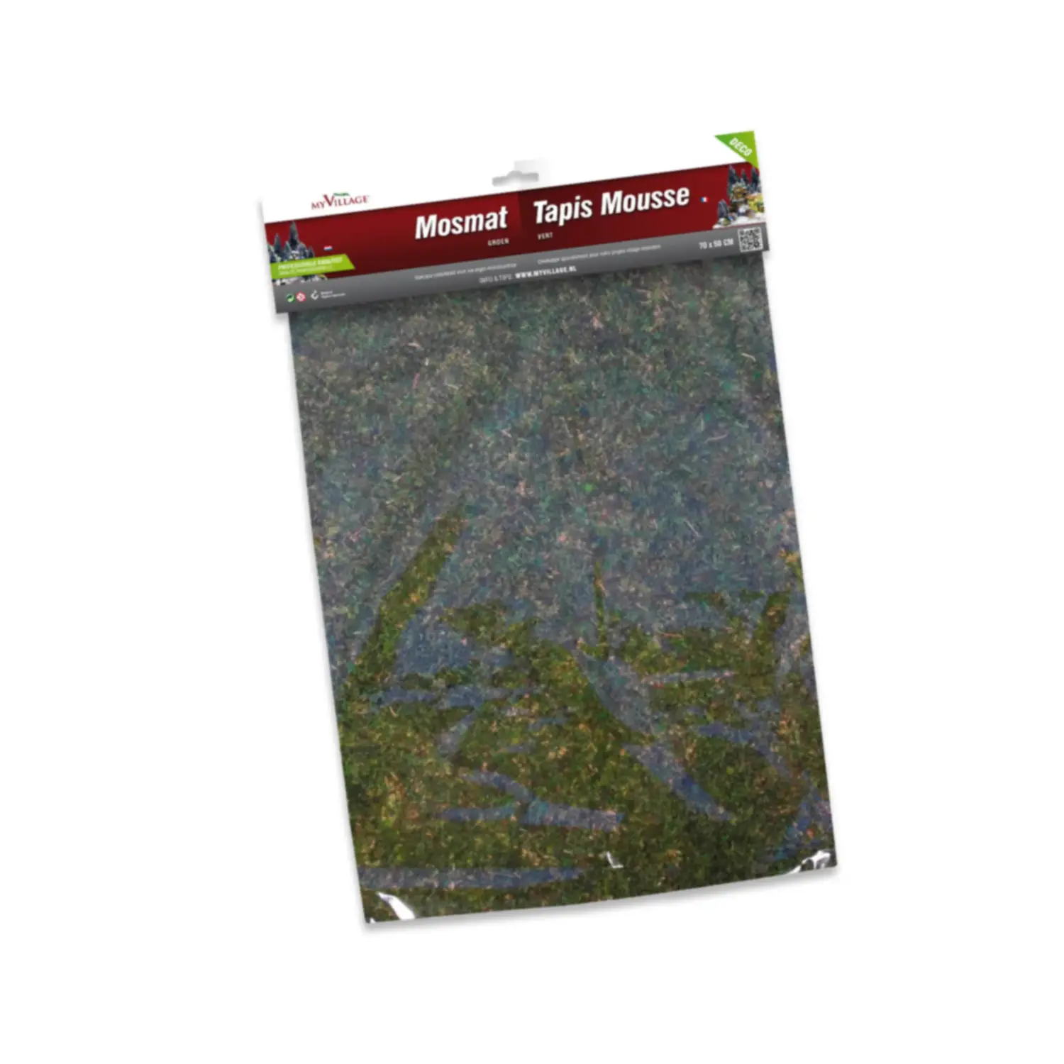 Carta Muschio Verde 70x50 cm - Crea Paesaggi Incantevoli con Facilità - scene e villaggi