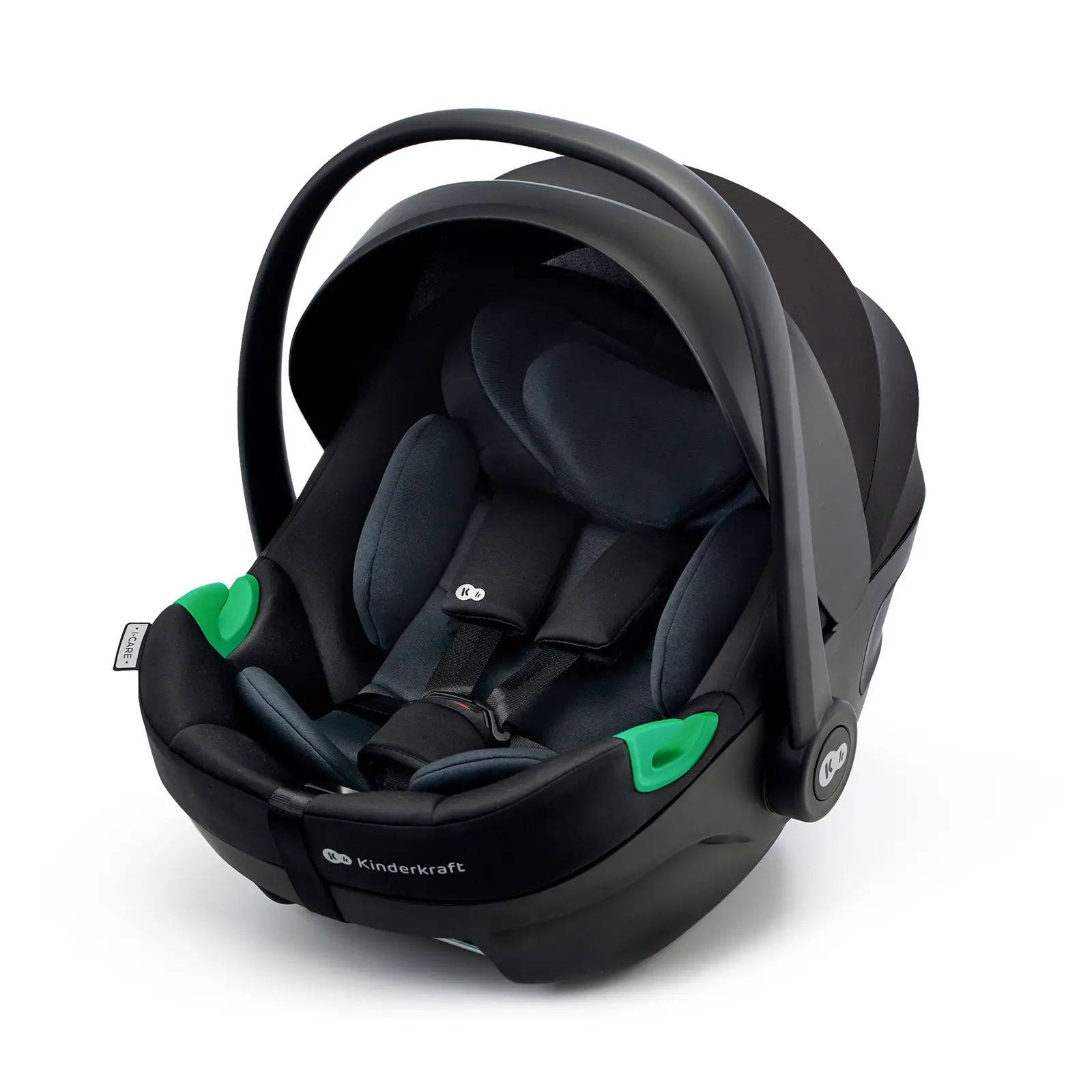 Seggiolino Auto I-care I-size Graphite Black 40-87 Cm - neonati 40-87 cm (0-1 anno)