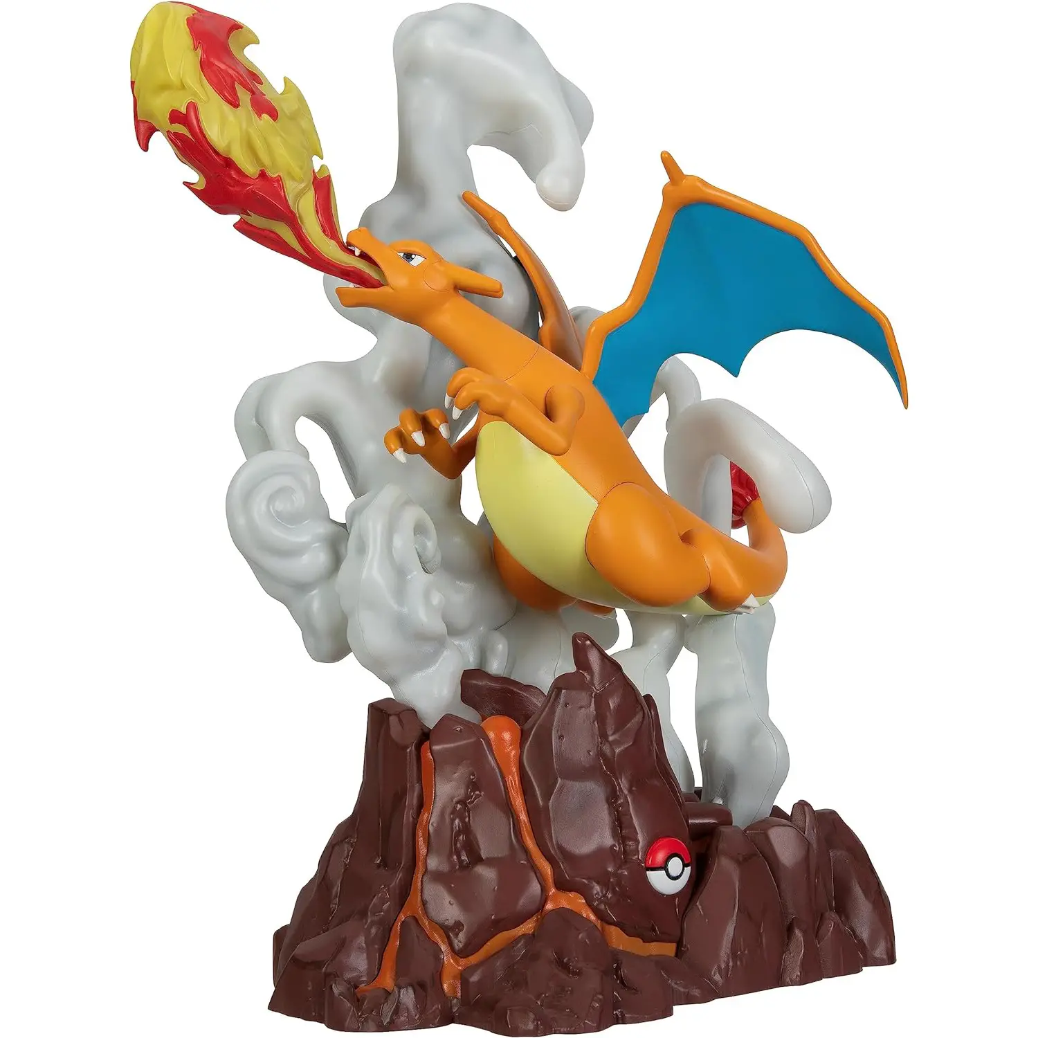 Pokemon Select Deluxe Charizard con Effetti Luminosi 33 cm da Collezione - action figures ed accessori