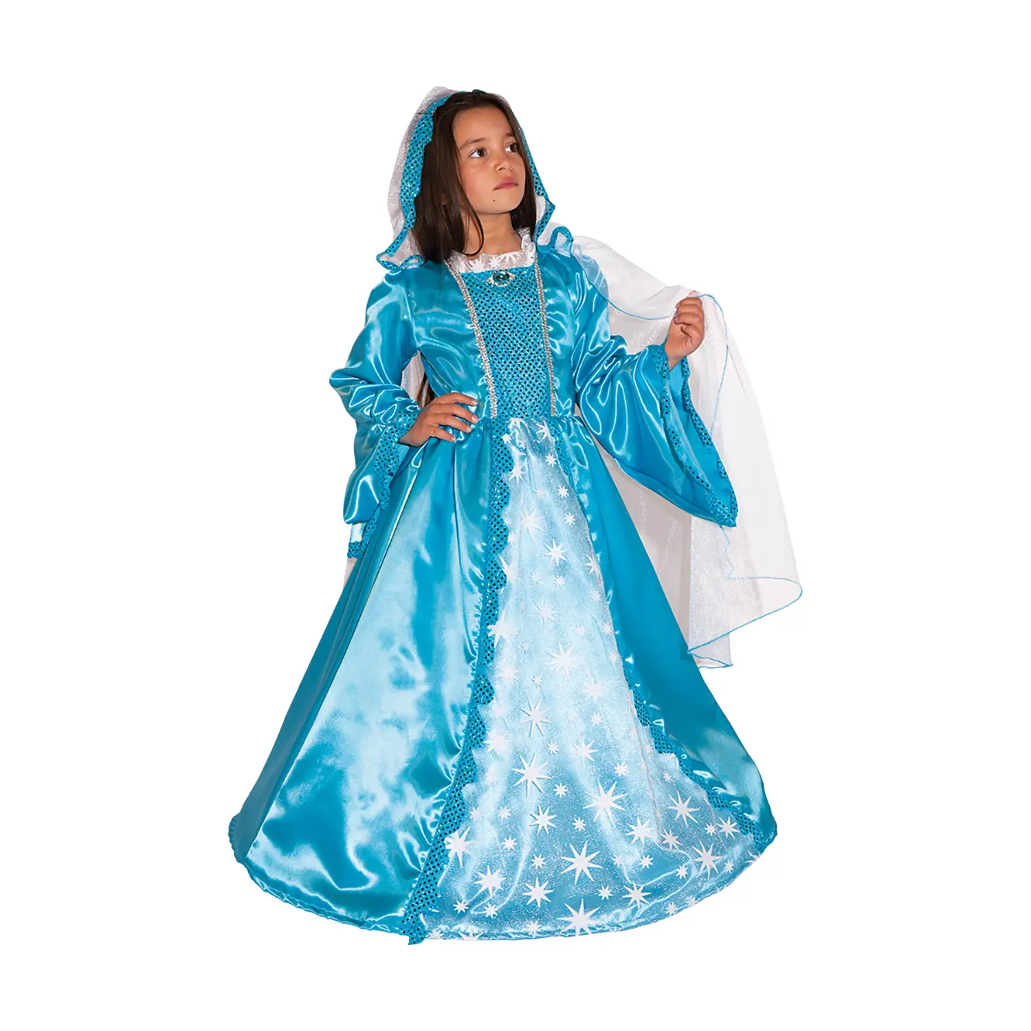 Costume Magia di Ghiaccio Bambina 5/6 Anni - abiti bambino e bambina