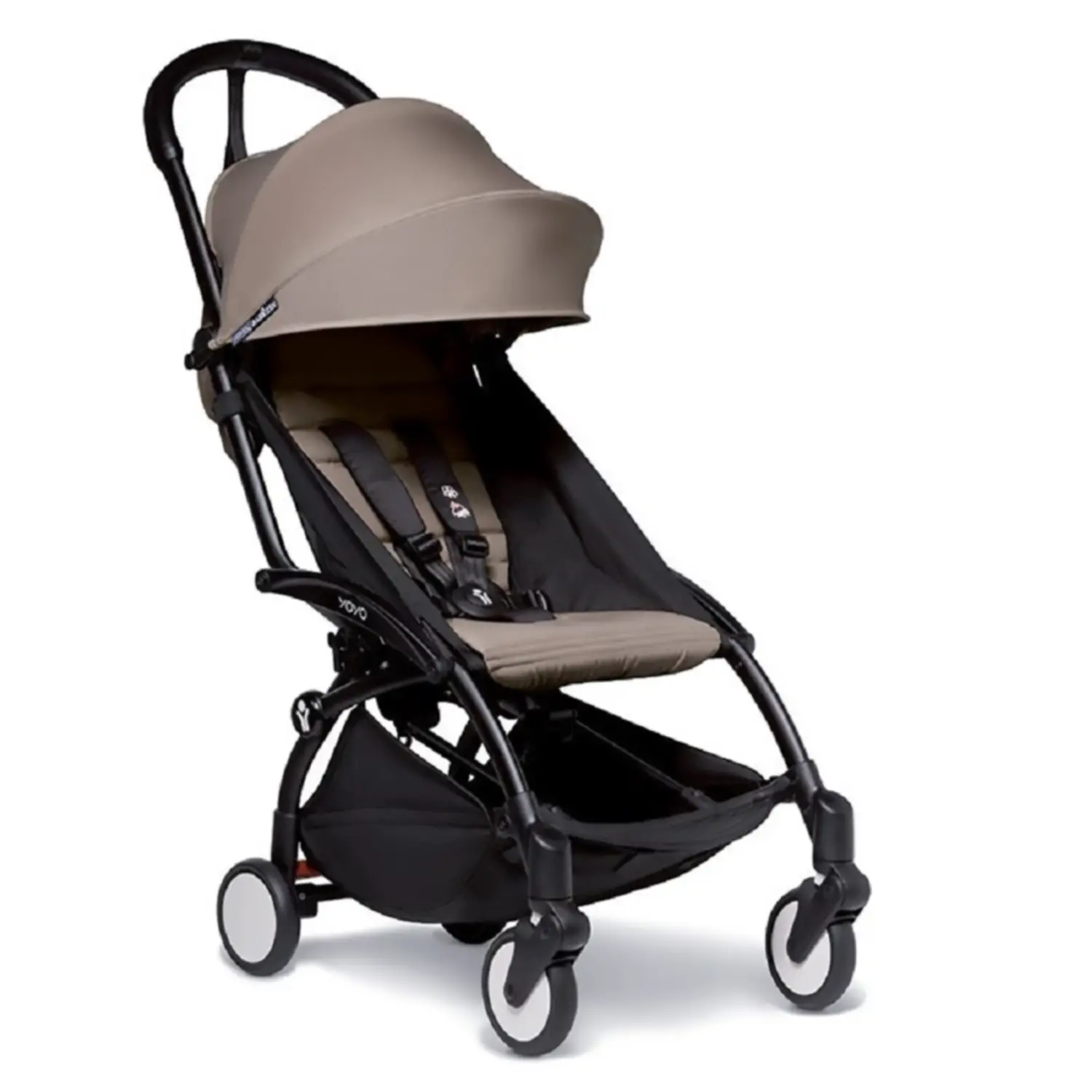 Babyzen Passeggino Yoyo2 6+ Taupe con Telaio Black - passeggini compatti
