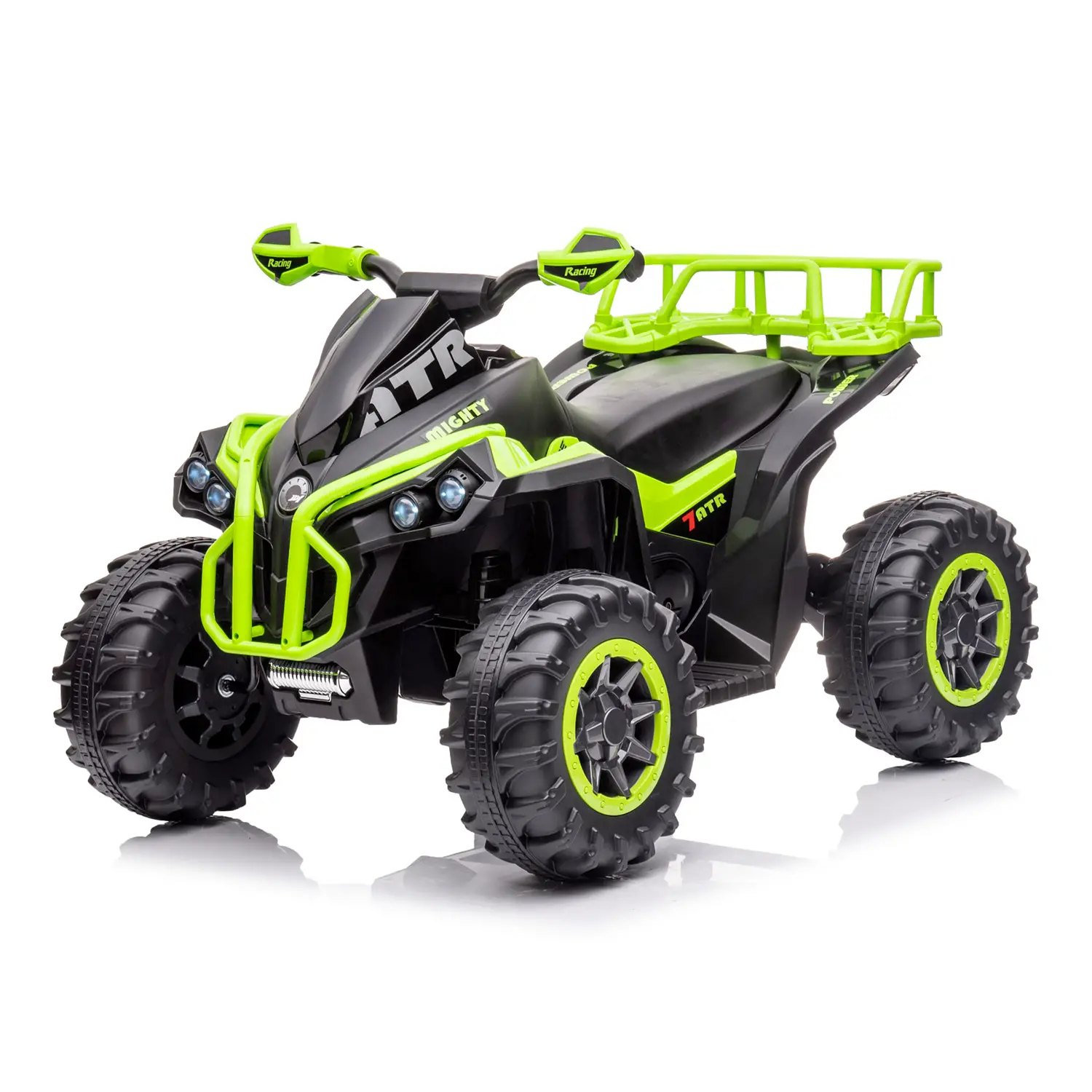 Moto Elettrica per Bambini Realistica Quad ATV 1.0 12V Verde - moto