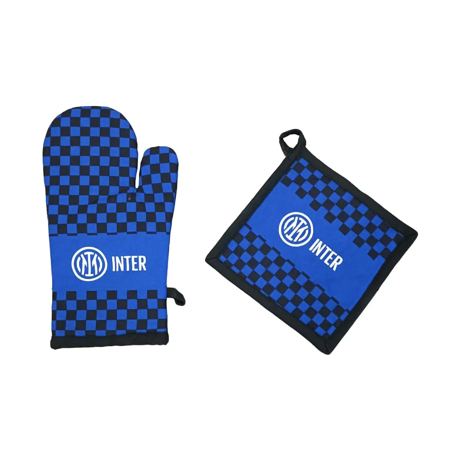 Set Barbecue Inter (guanto+presina) - biancheria casa