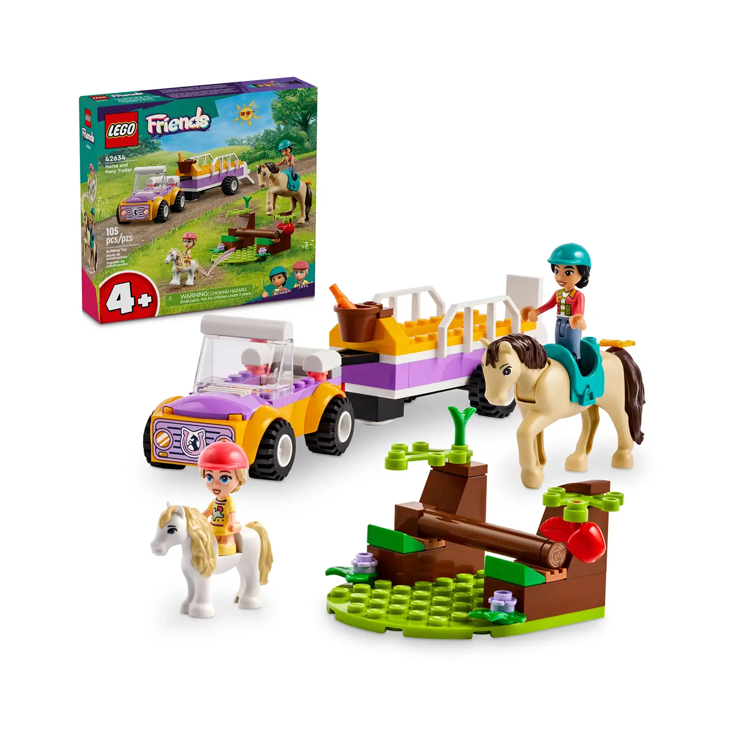 Lego Friends - Rimorchio con cavallo e pony 42634 - lego