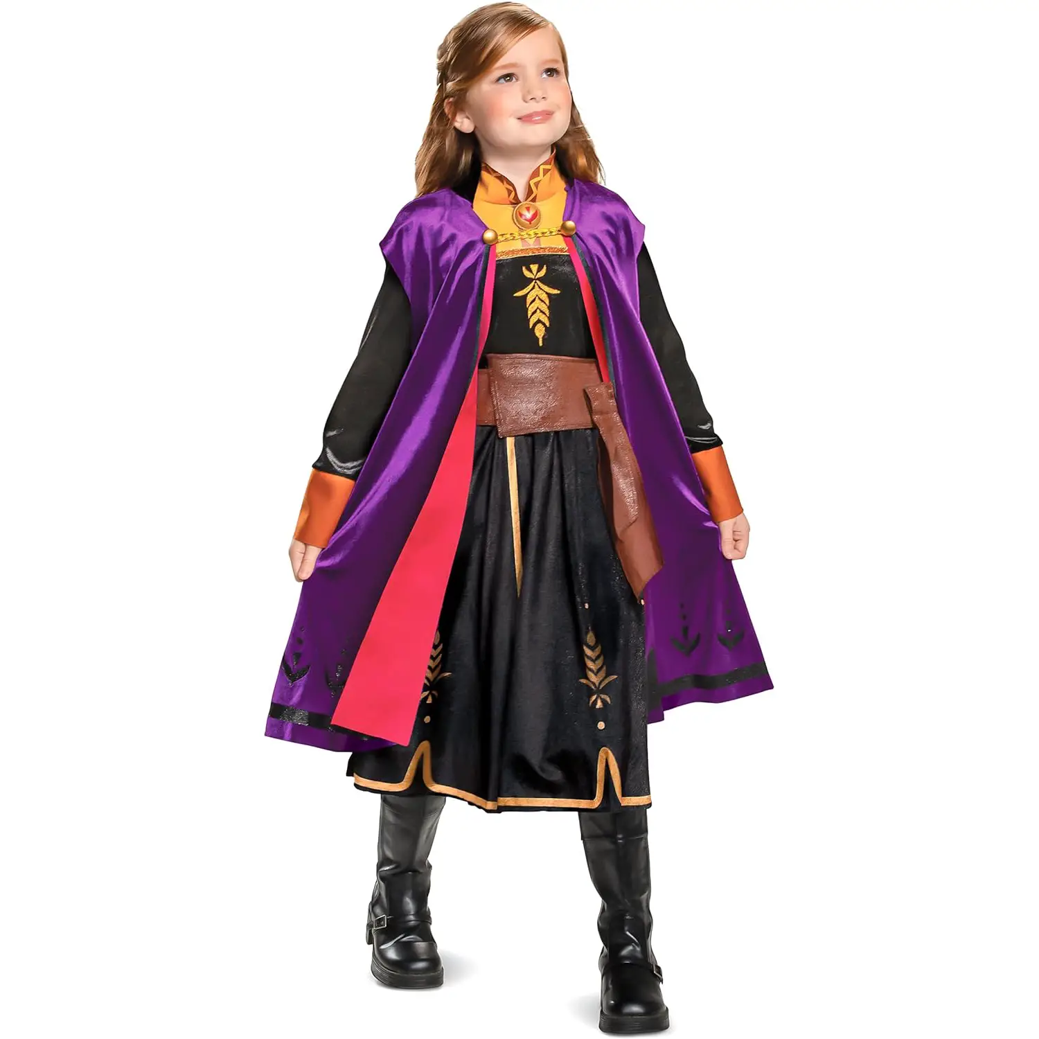 Costume Carnevale Frozen - Anna Traveling Deluxe, Taglia M (7-8 anni) - abiti bambino e bambina