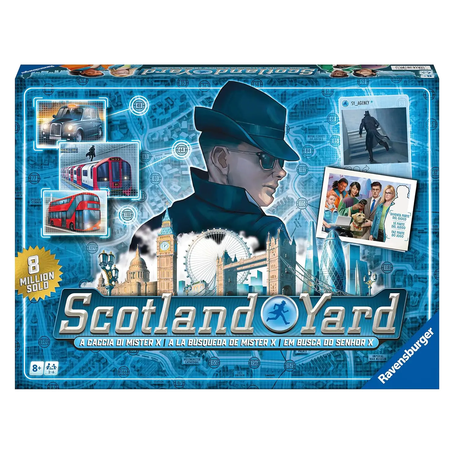 Scotland Yard 40° Anniversario – Il Classico Gioco di Strategia Ravensburger - Giochi di società