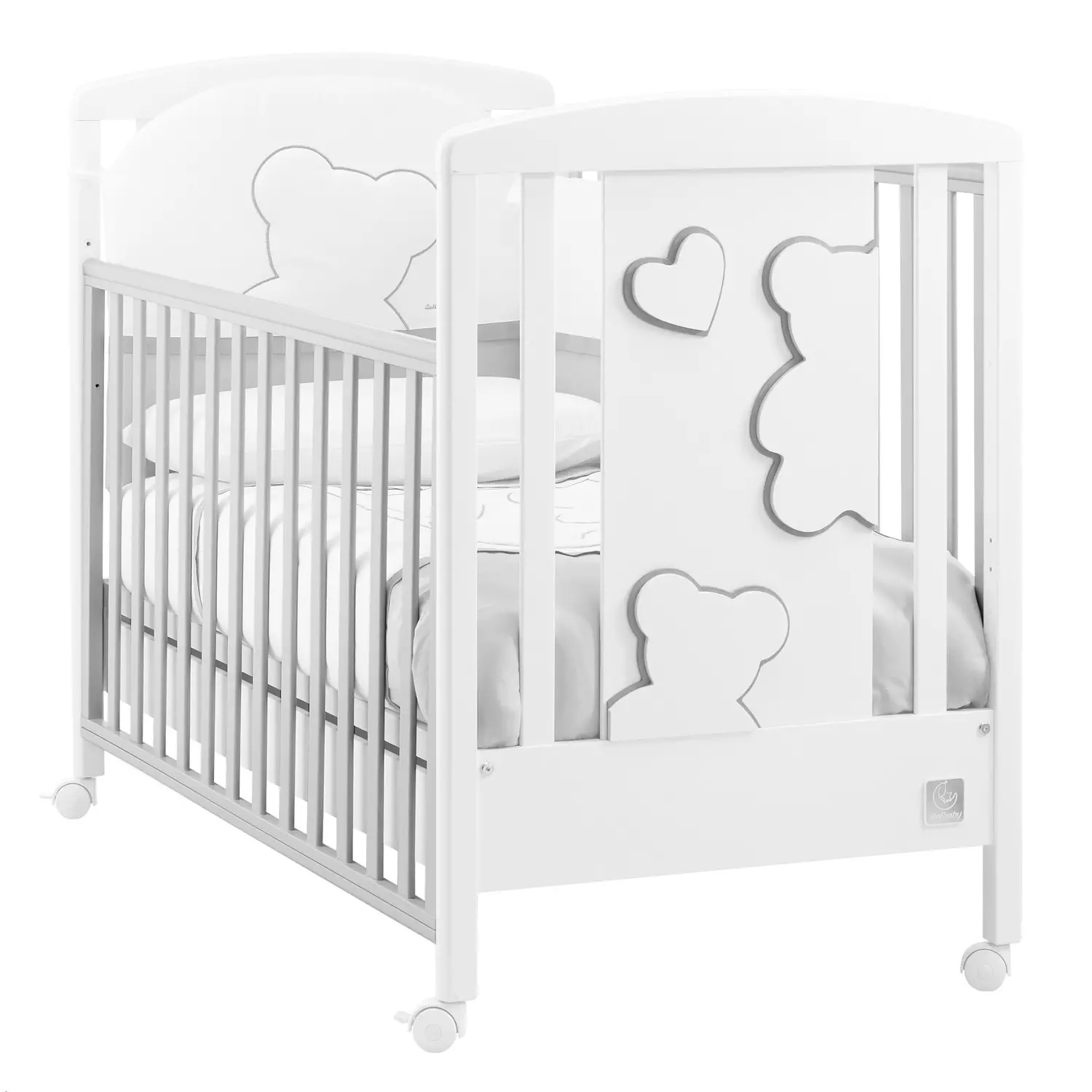 Letto Matisse Bianco Grigio Italbaby - collezioni