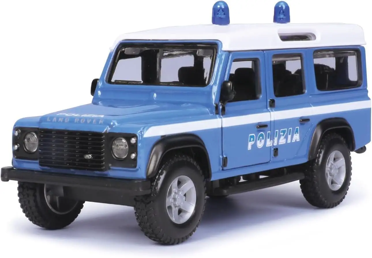 Auto Land Rover Defender 1:32 con Livrea Polizia - diecast